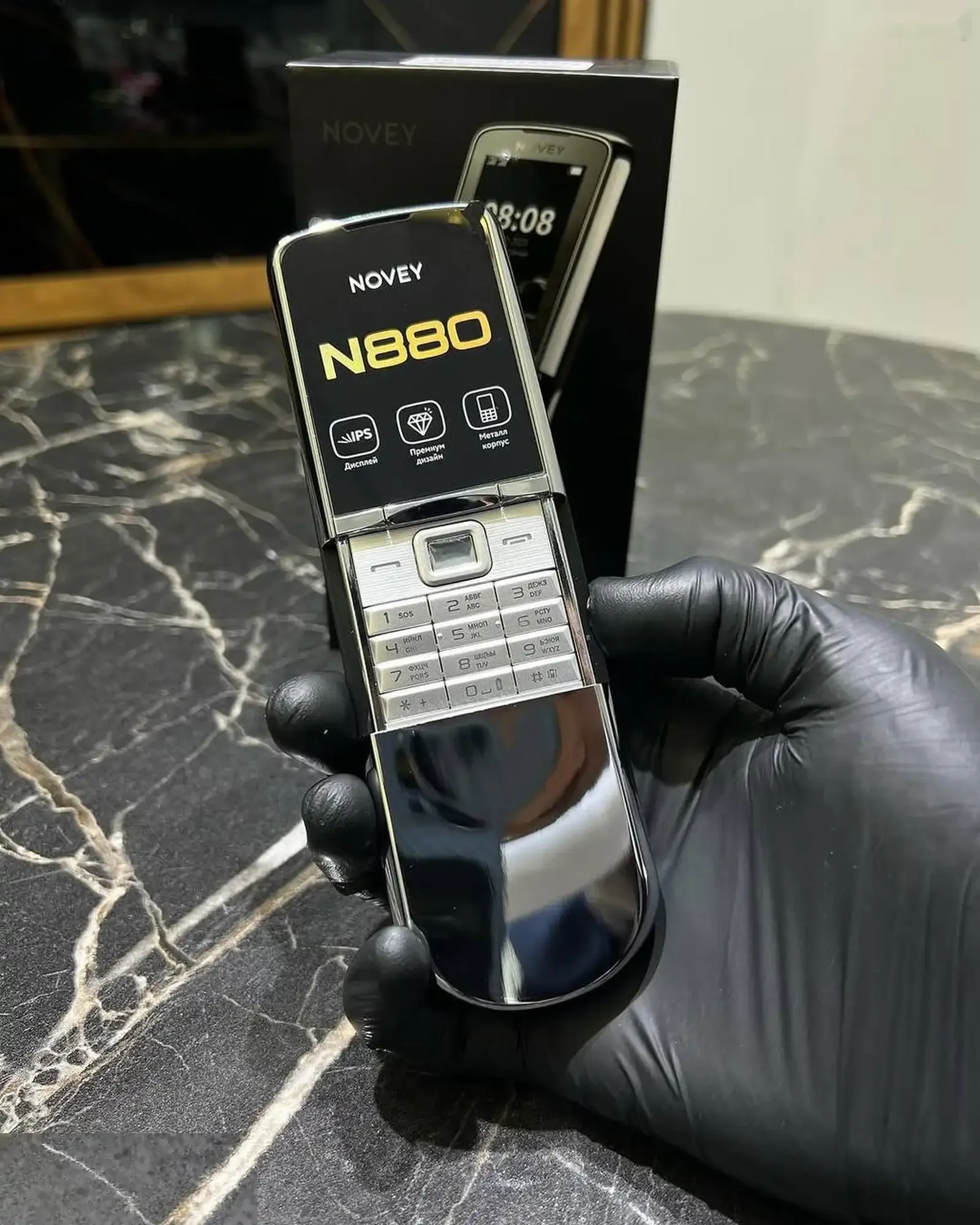 Novey N880 2Sim Gold — фото 2
