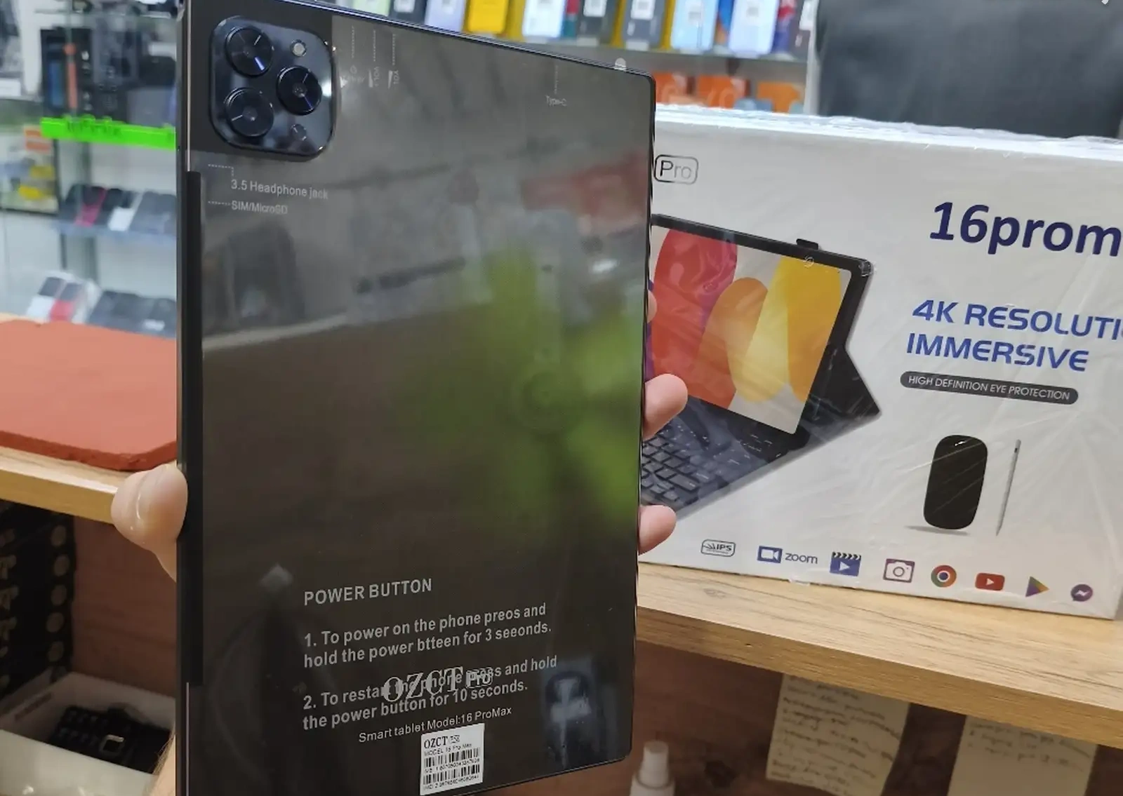 Планшет OZCT 16 Pro Max 2sim 16/512gb 8000мач