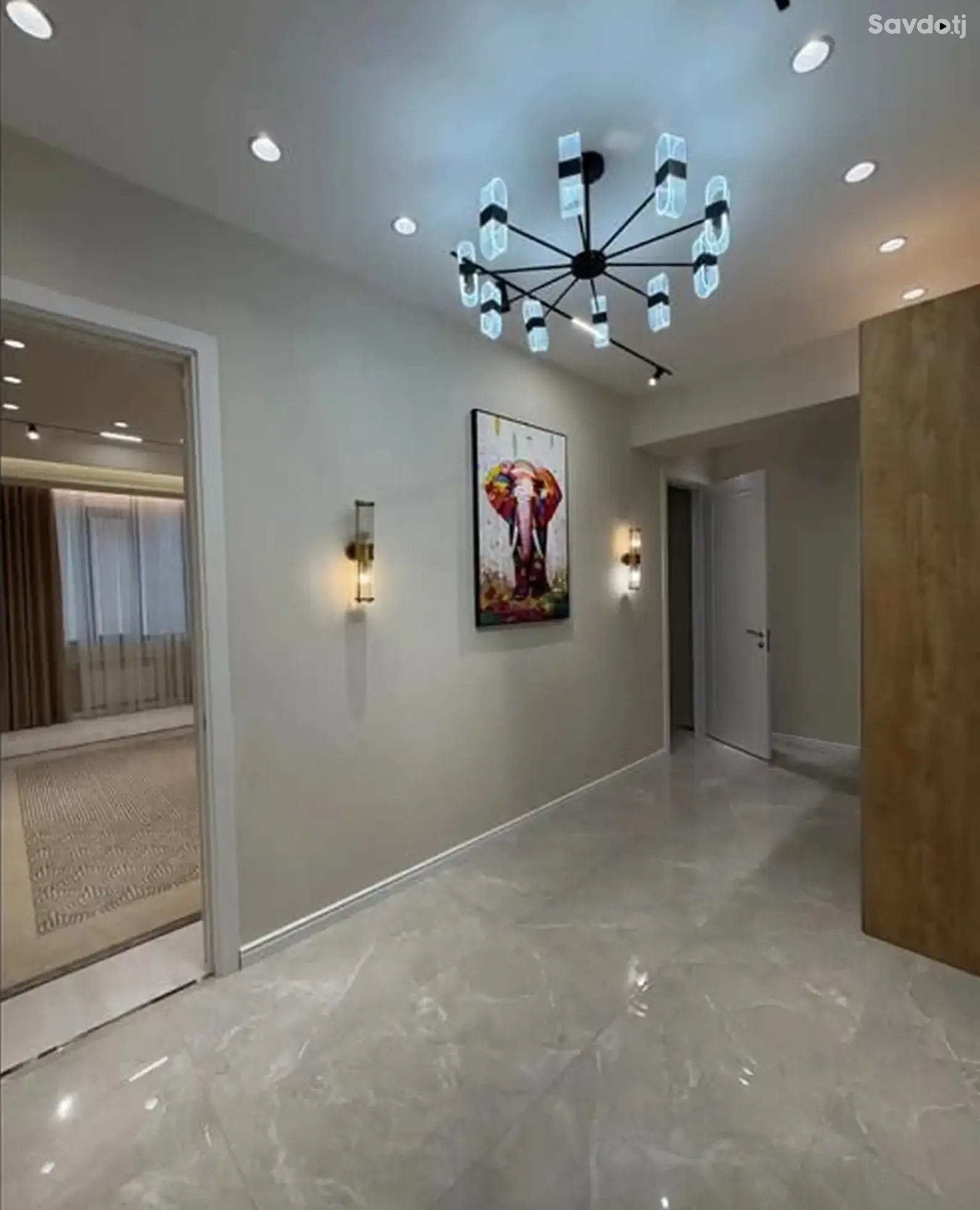 2-комн. квартира, 12 этаж, 100м², Шохмансур