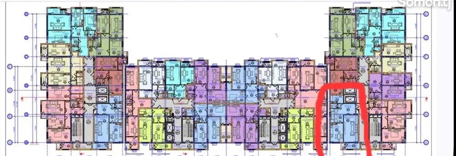 2-комн. квартира, 16 этаж, 80 м², Шохмансур Танка