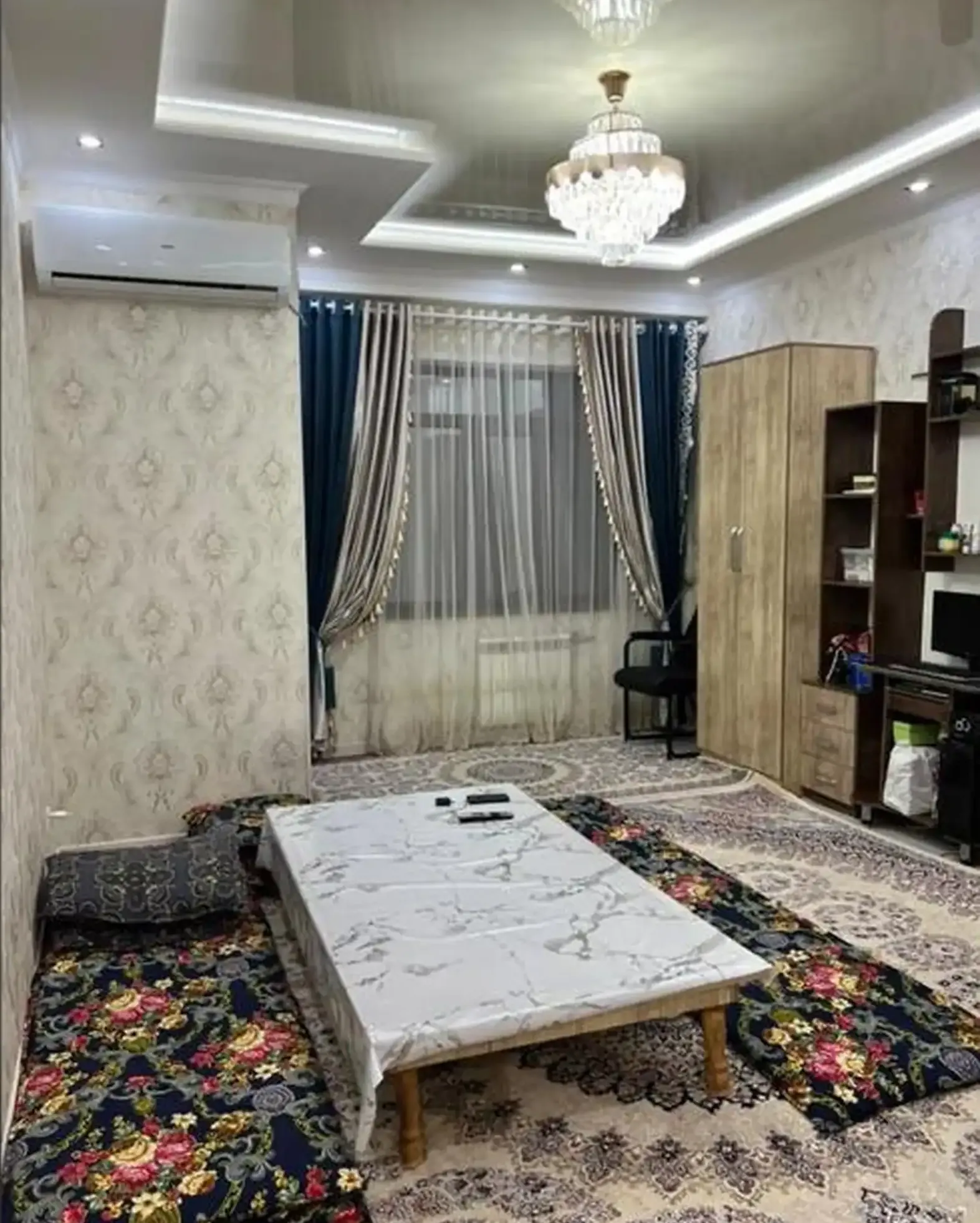 2-комн. квартира, 12 этаж, 88м², Сомони