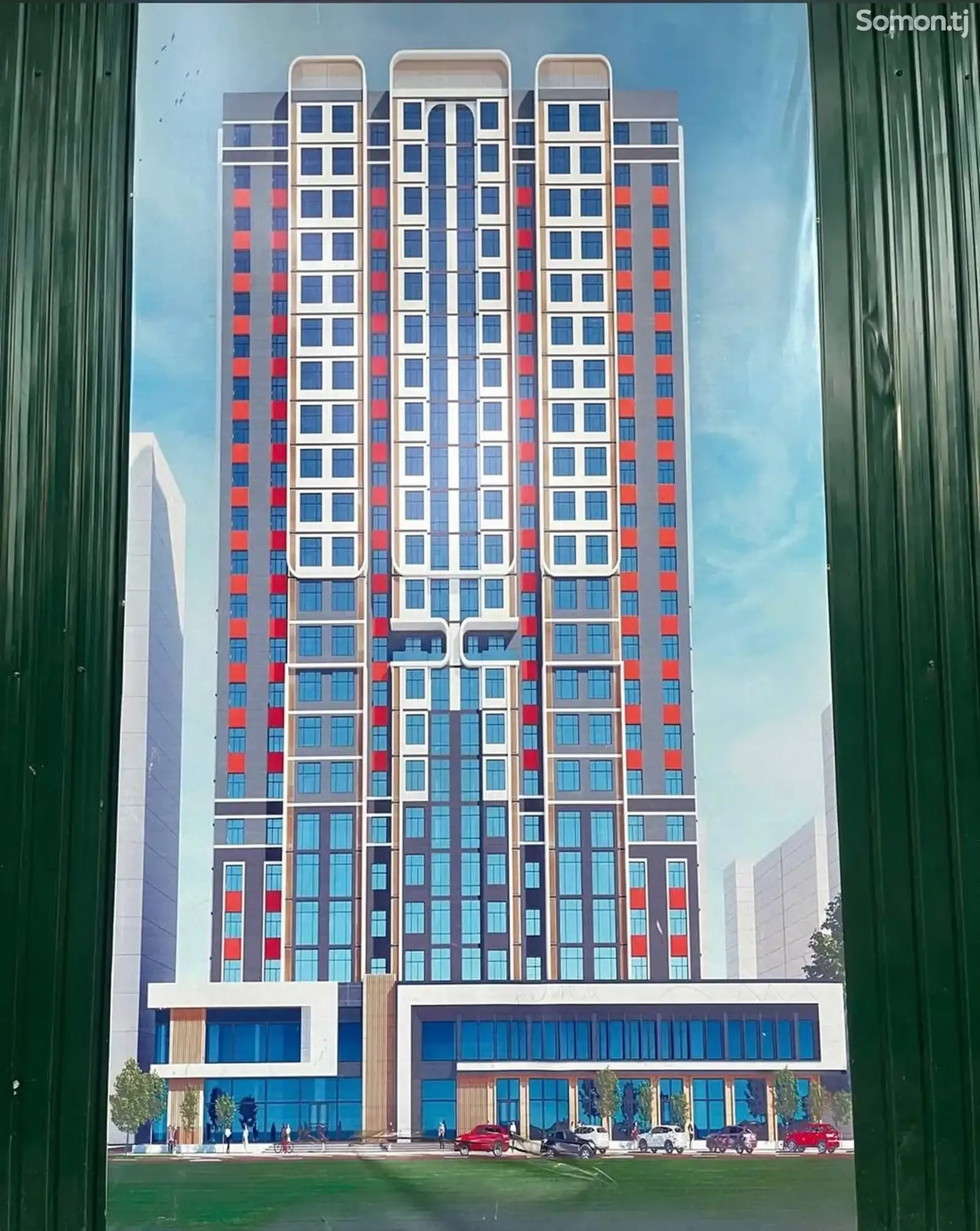 1-комн. квартира, 21 этаж, 46 м², И Сомони