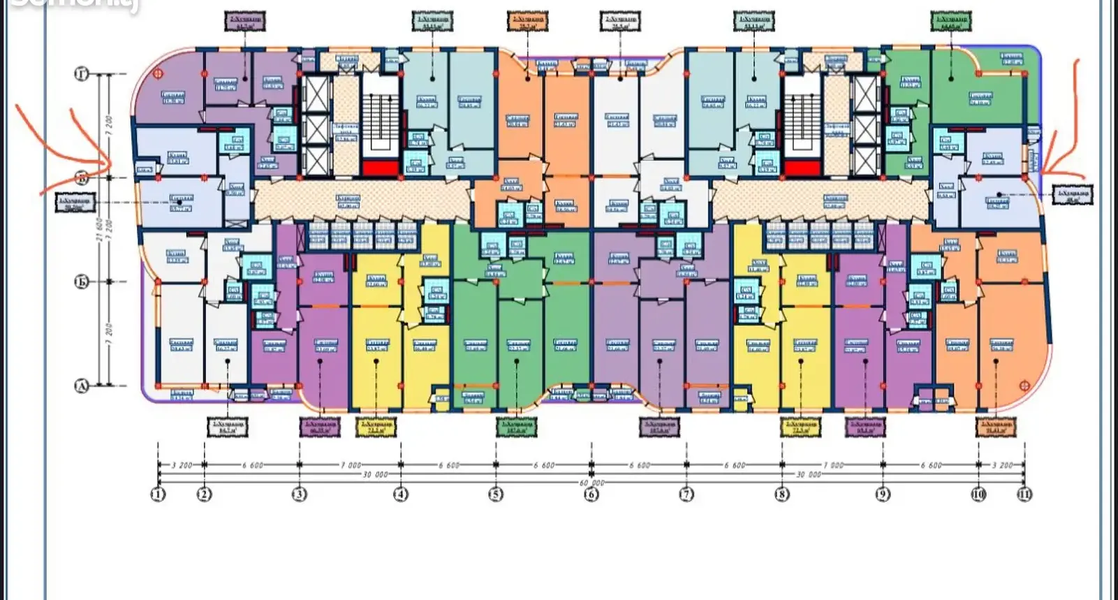 1-комн. квартира, 7 этаж, 48 м², Спартак
