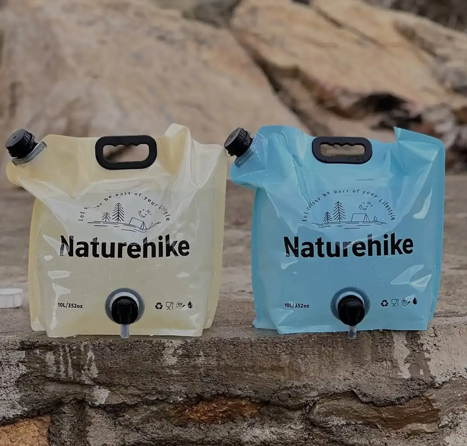 Емкость с краном для разлива жидкостей для кемпинга и походов 10 л Naturehike