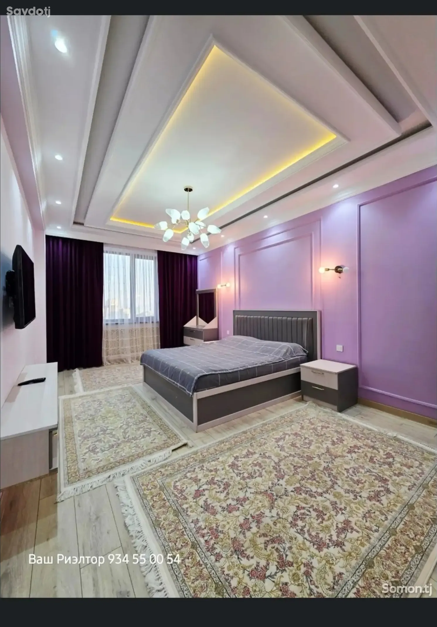 4-комн. квартира, 16 этаж, 150м², Сомони