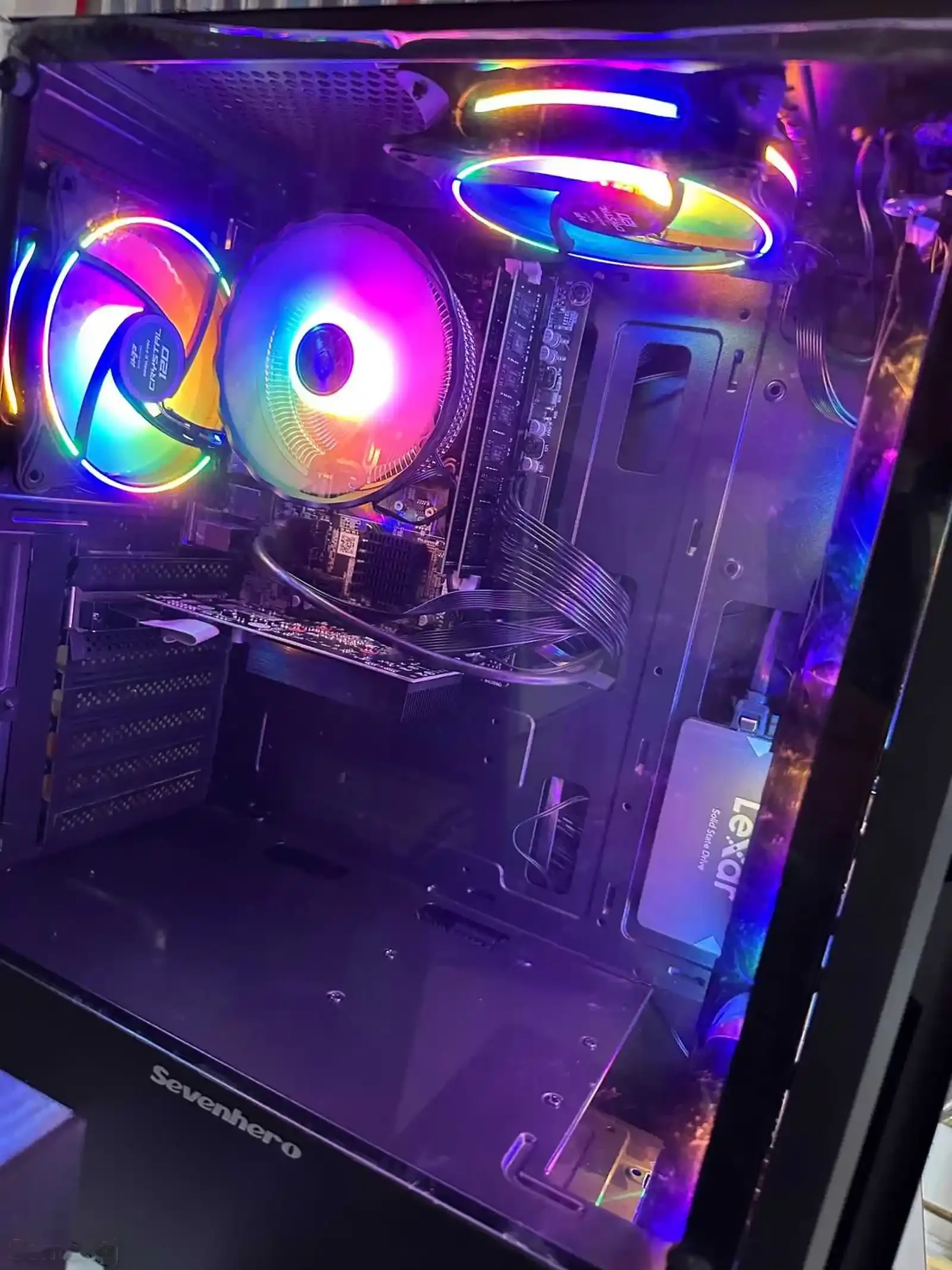 Игровой компьютер Core i7 4770/HDD 1TB/SSD 256 GB/Geforce GT 730/RAM 16Gb