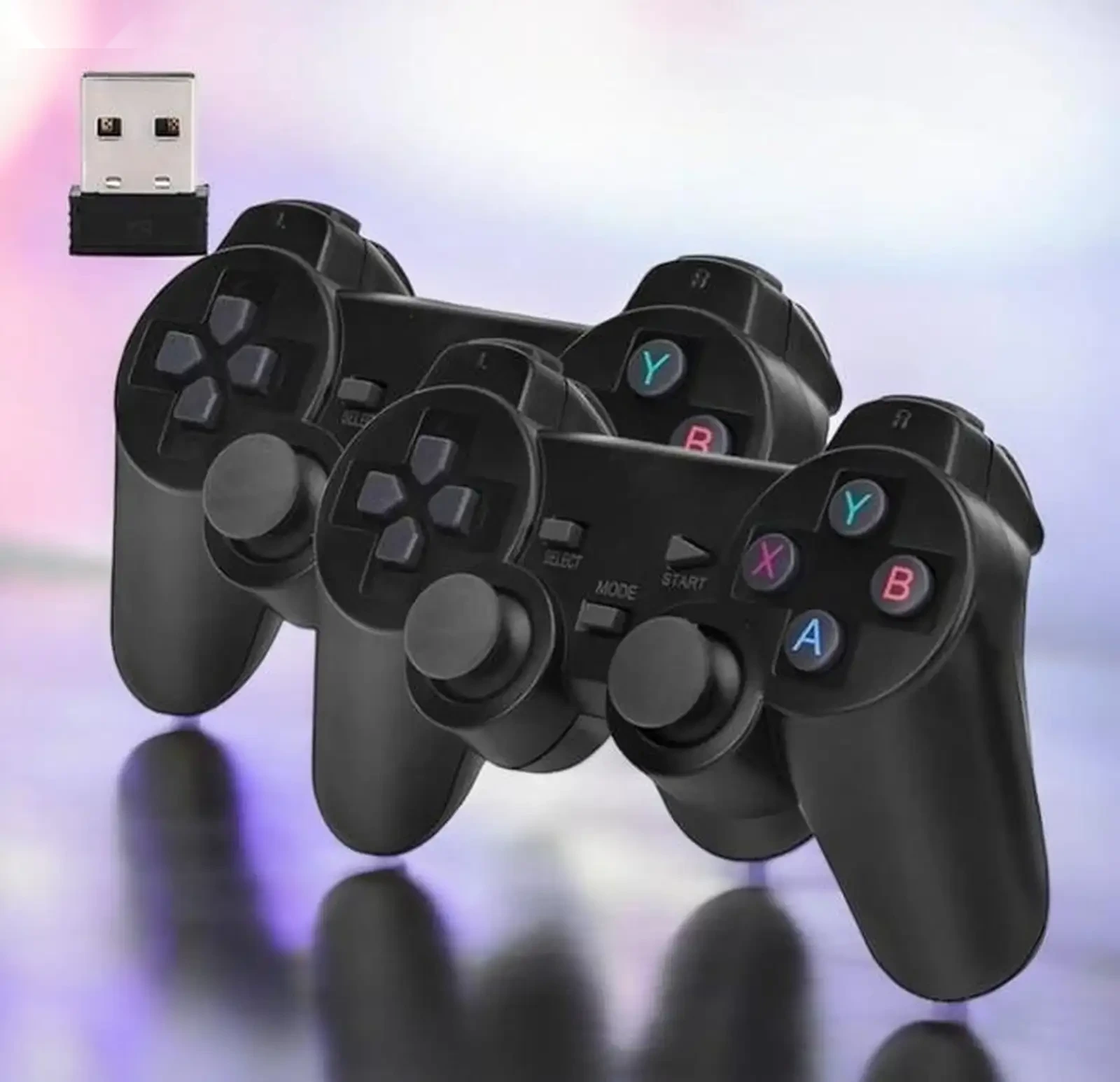 Игровая приставка для телевизора UKC Game TV Stick X2 Plus 64Gb консоль з двома — фото 4