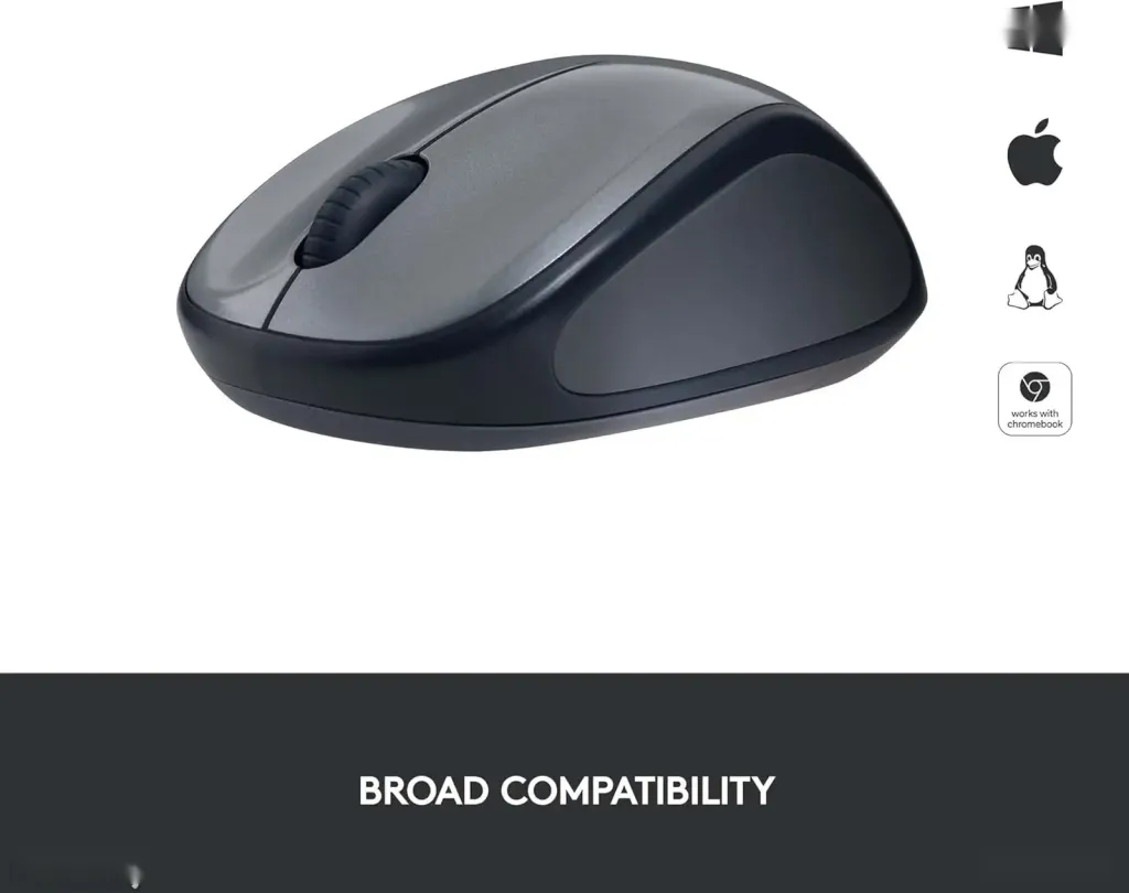 Беспроводная мышь Logitech M235 Wireless Mouse 1000 DPI Graphite