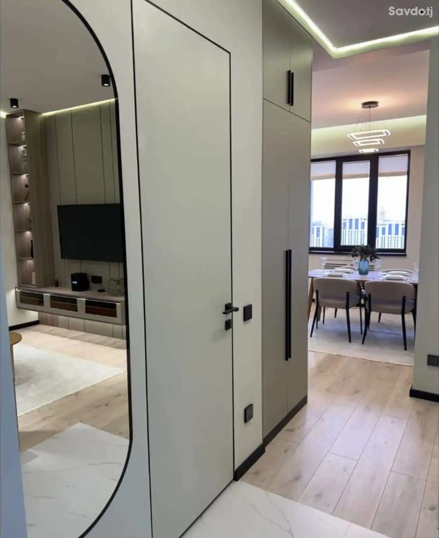 2-комн. квартира, 18 этаж, 54м², Сомони