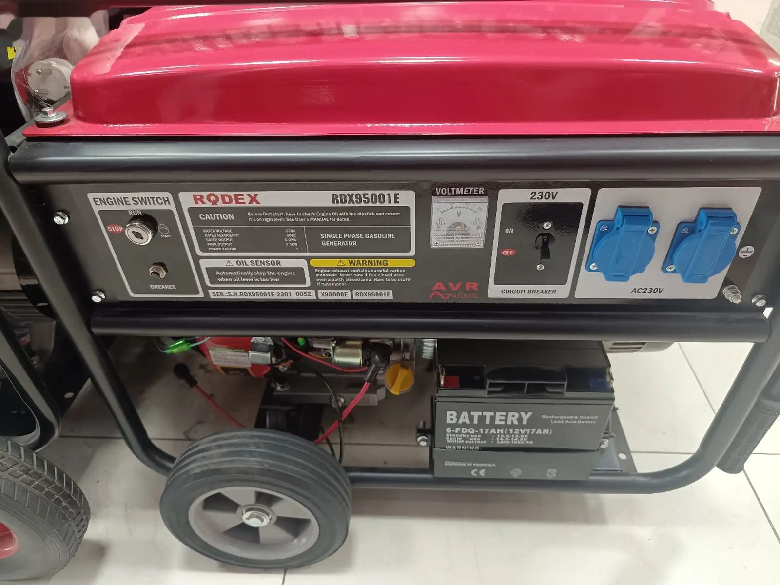 Бензиновый генератор 5квт