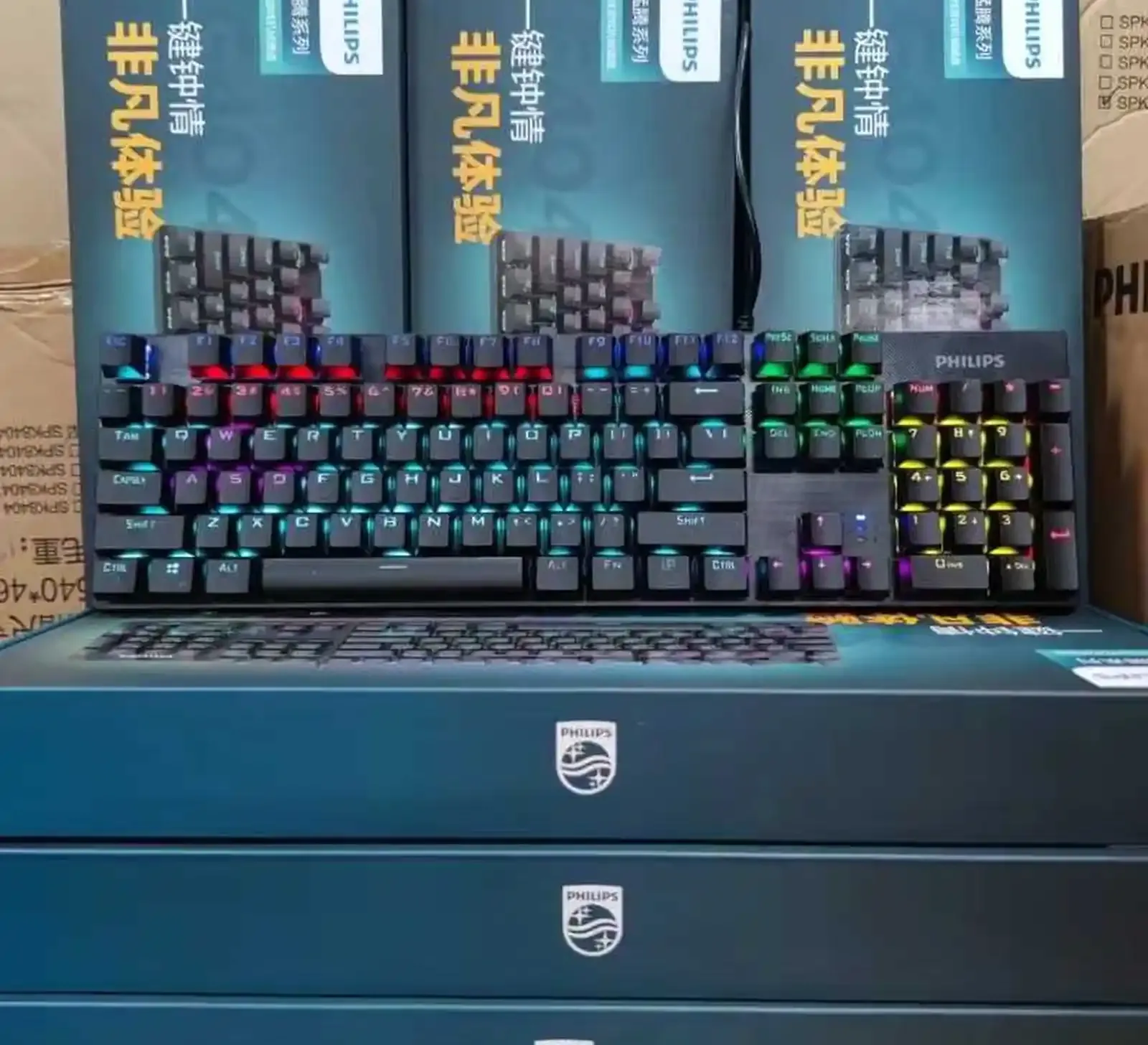 Проводная USB механическая клавиатура Philips G404 RGB