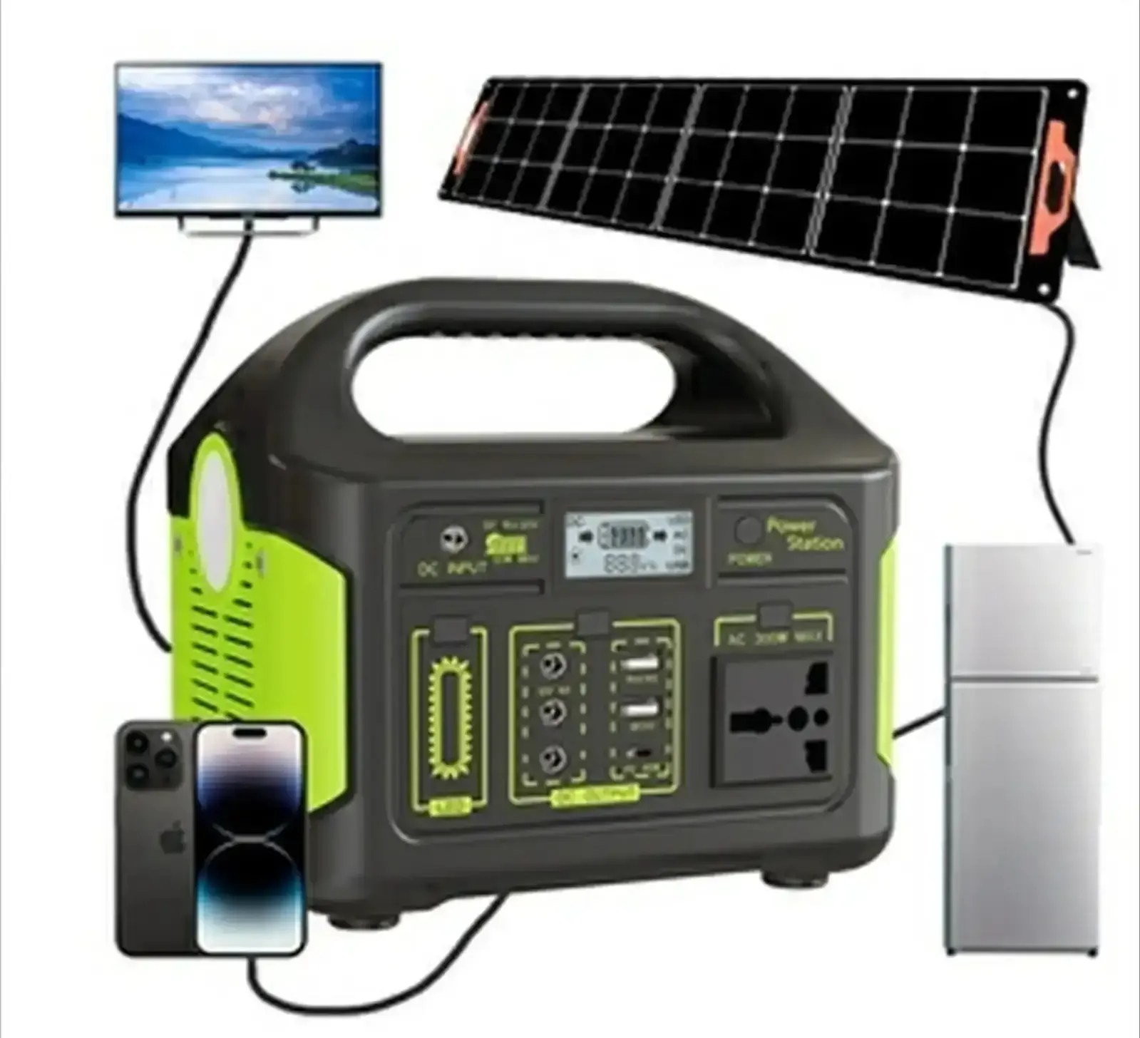 Портативная электростанция 82000 мАч 300 W