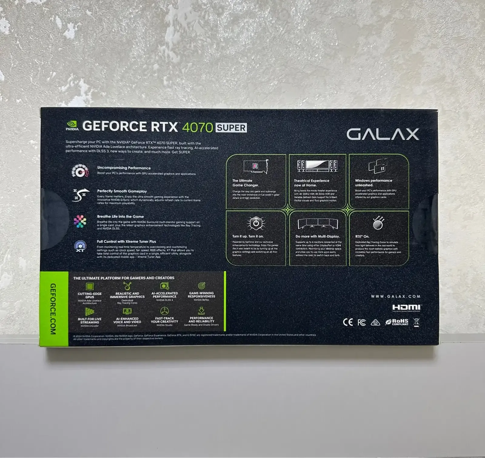 Видеокарта Galax GeForce RTX 4070 Super 12G