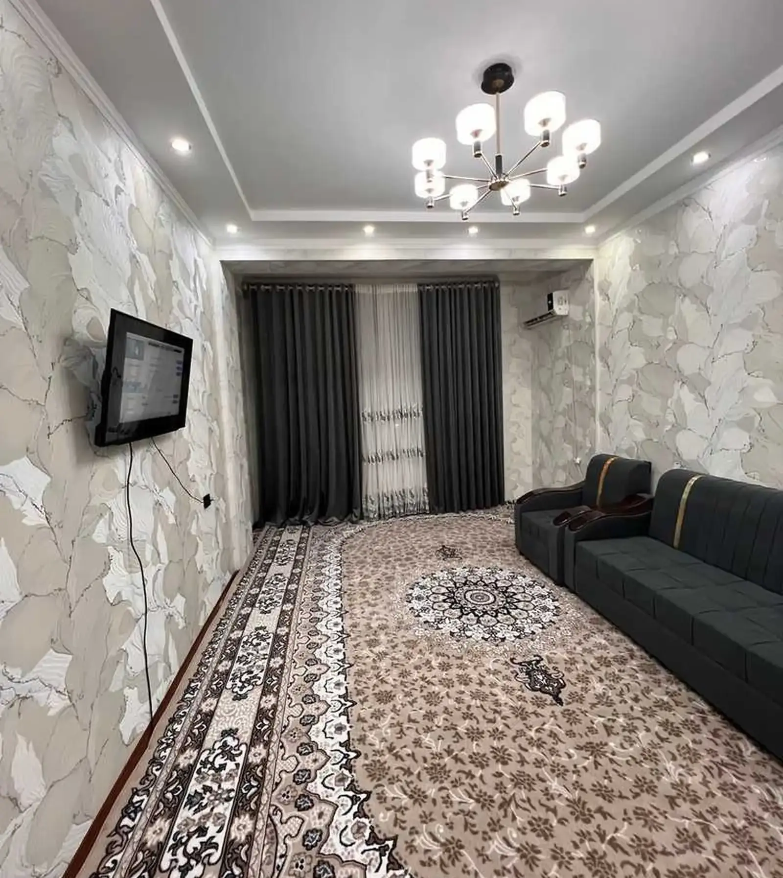 3-комн. квартира, 2 этаж, 100м², ашан