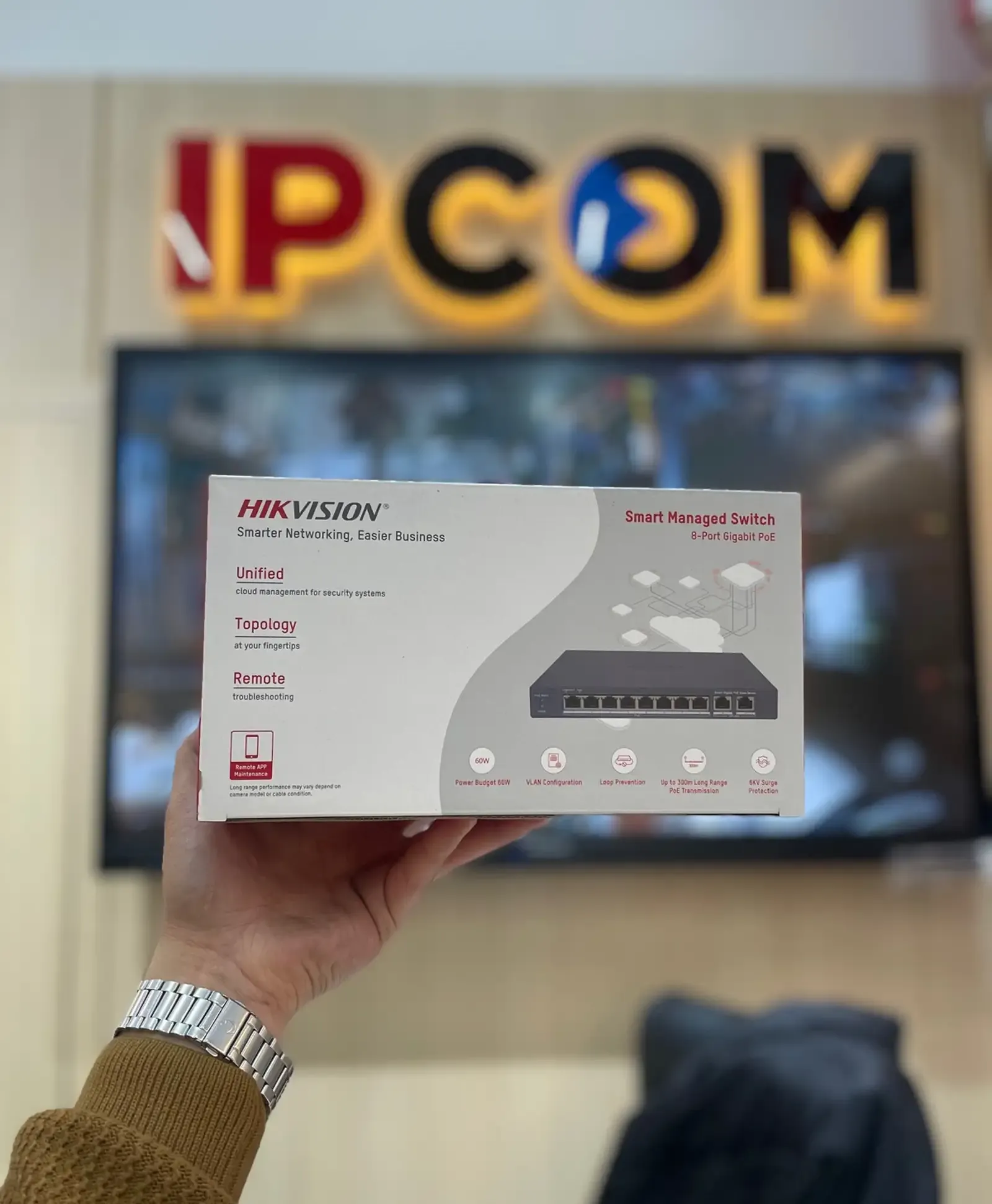 Switch POE Gigabit Hikvision DS 3E1510P-EI M