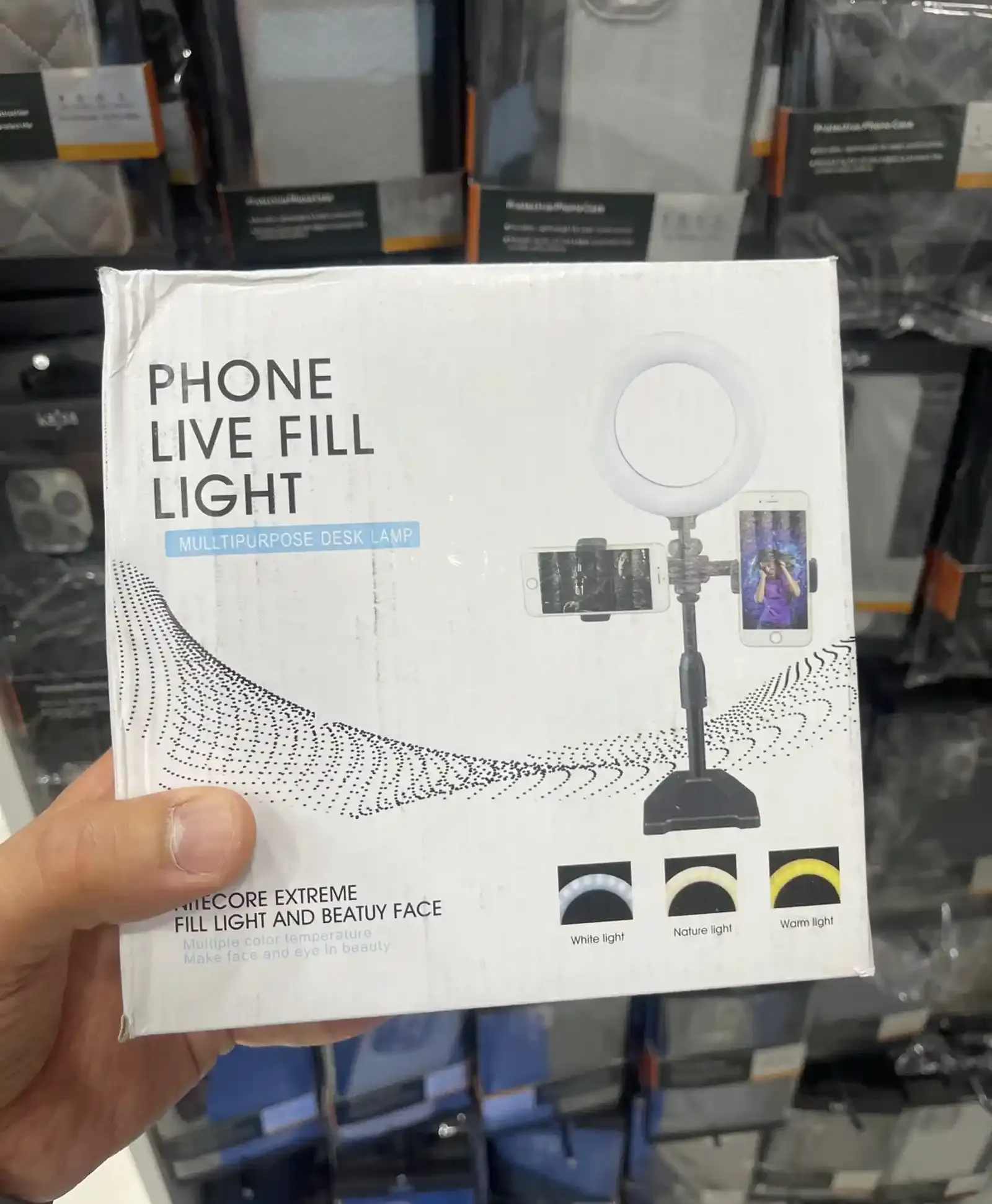 Настольный мини-светильник Led Ring Light