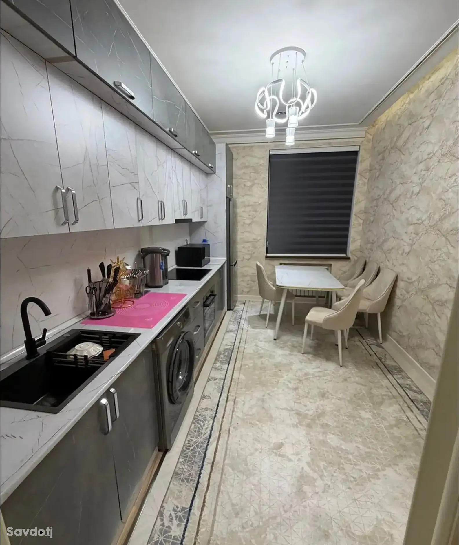 2-комн. квартира, 4 этаж, 75м², Сомони