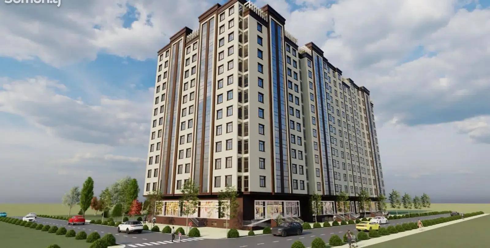 2-комн. квартира, 6 этаж, 44 м², Бозори Сафина