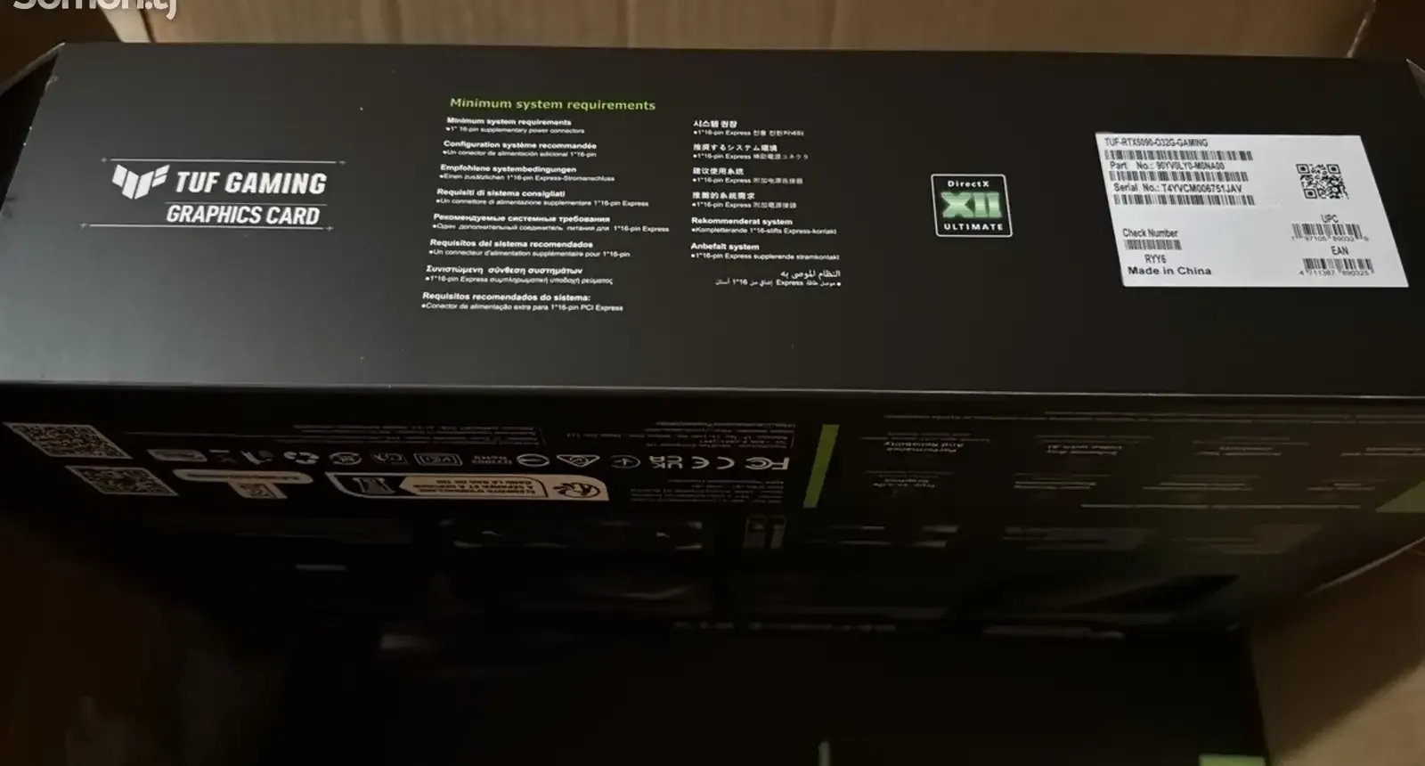 Видеокарта TUF Gaming RTX 5090 32G на заказ