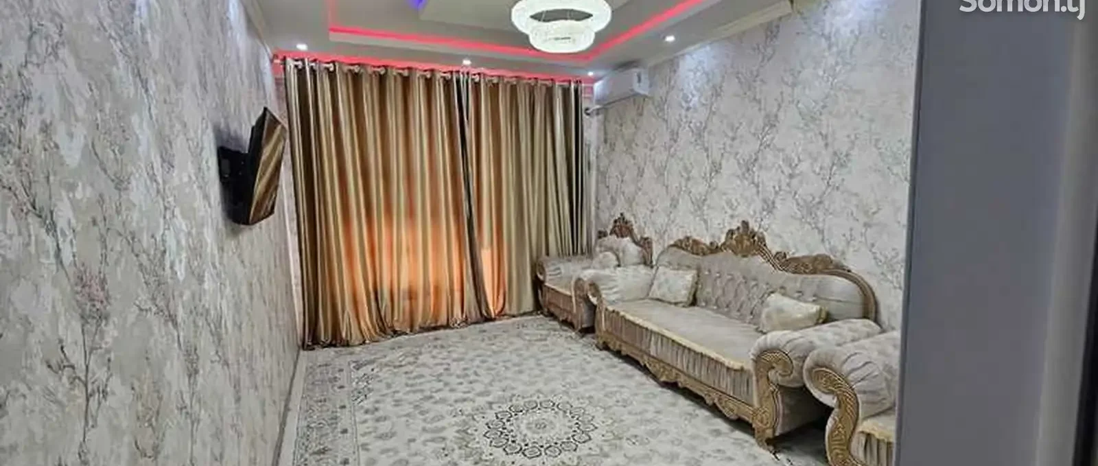 2-комн. квартира, 17 этаж, 60м², И.Сомони дом печать