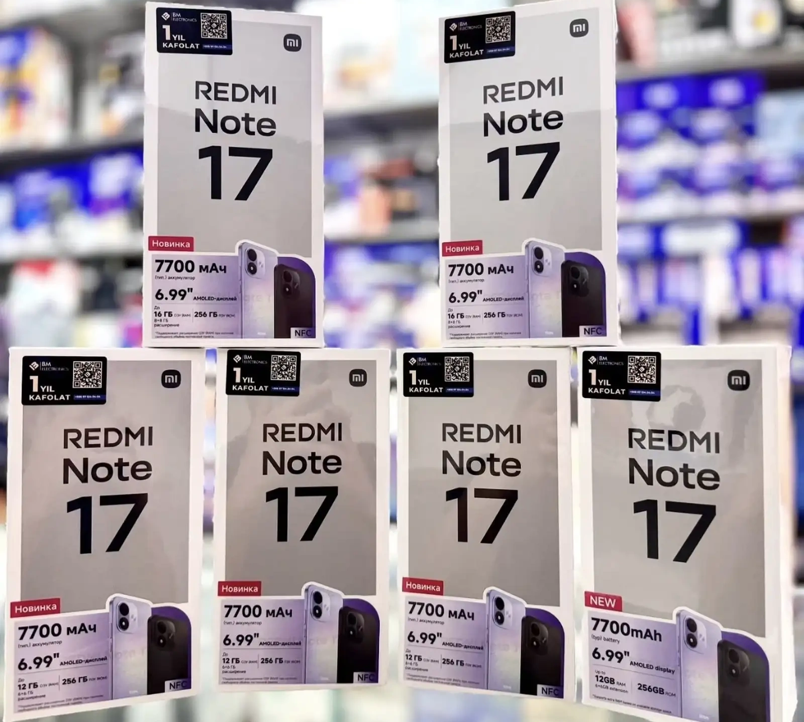 Xiaomi Redmi Note 17 4+3/128Gb black
