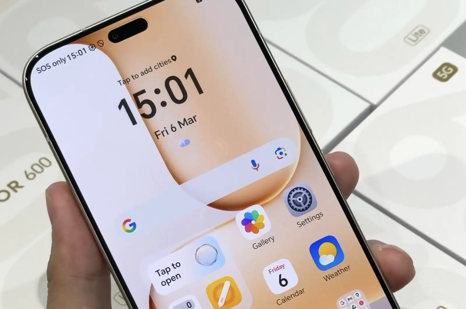 Honor 600 Lite 5G black