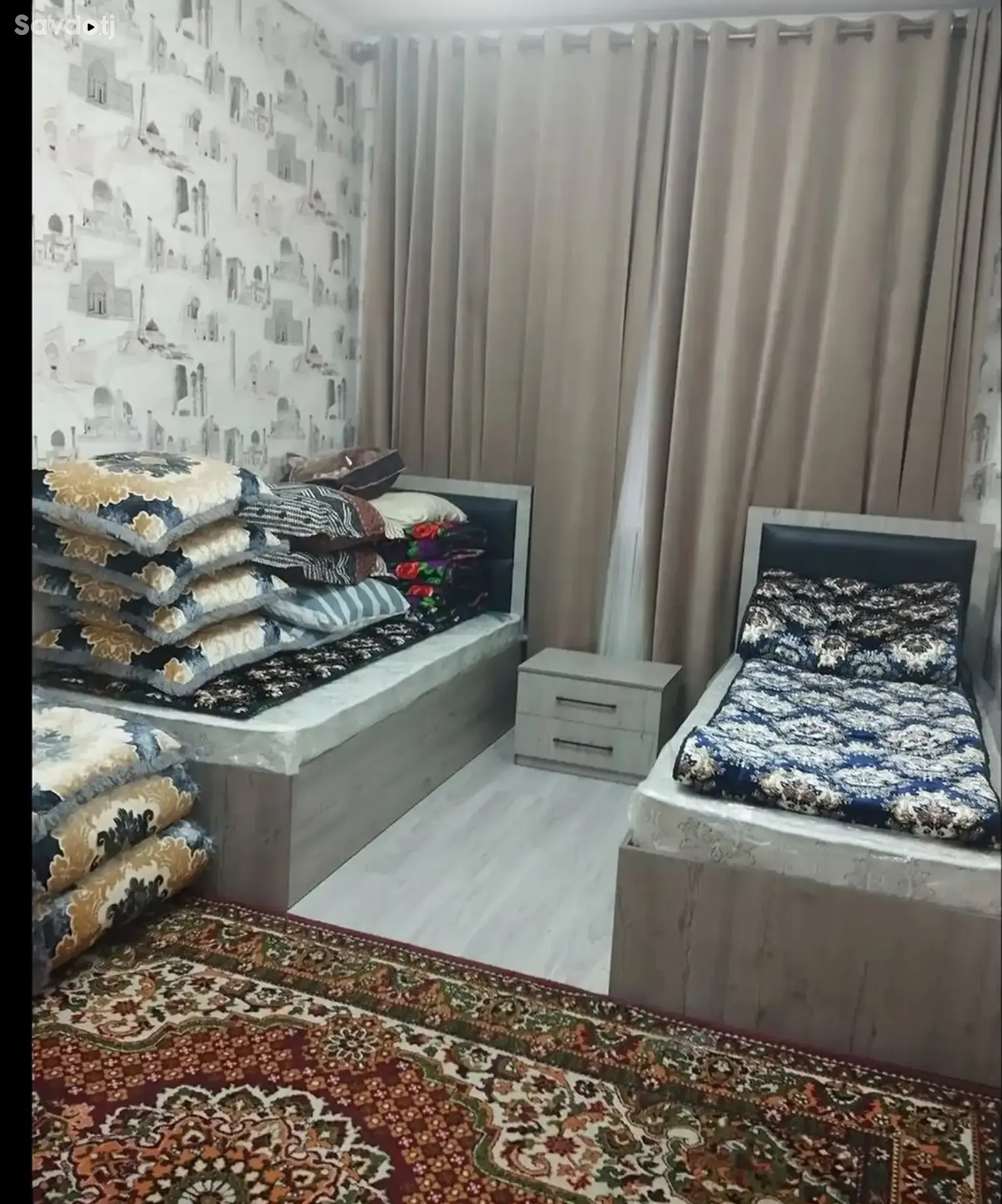 3-комн. квартира, 2 этаж, 100м², Сомони