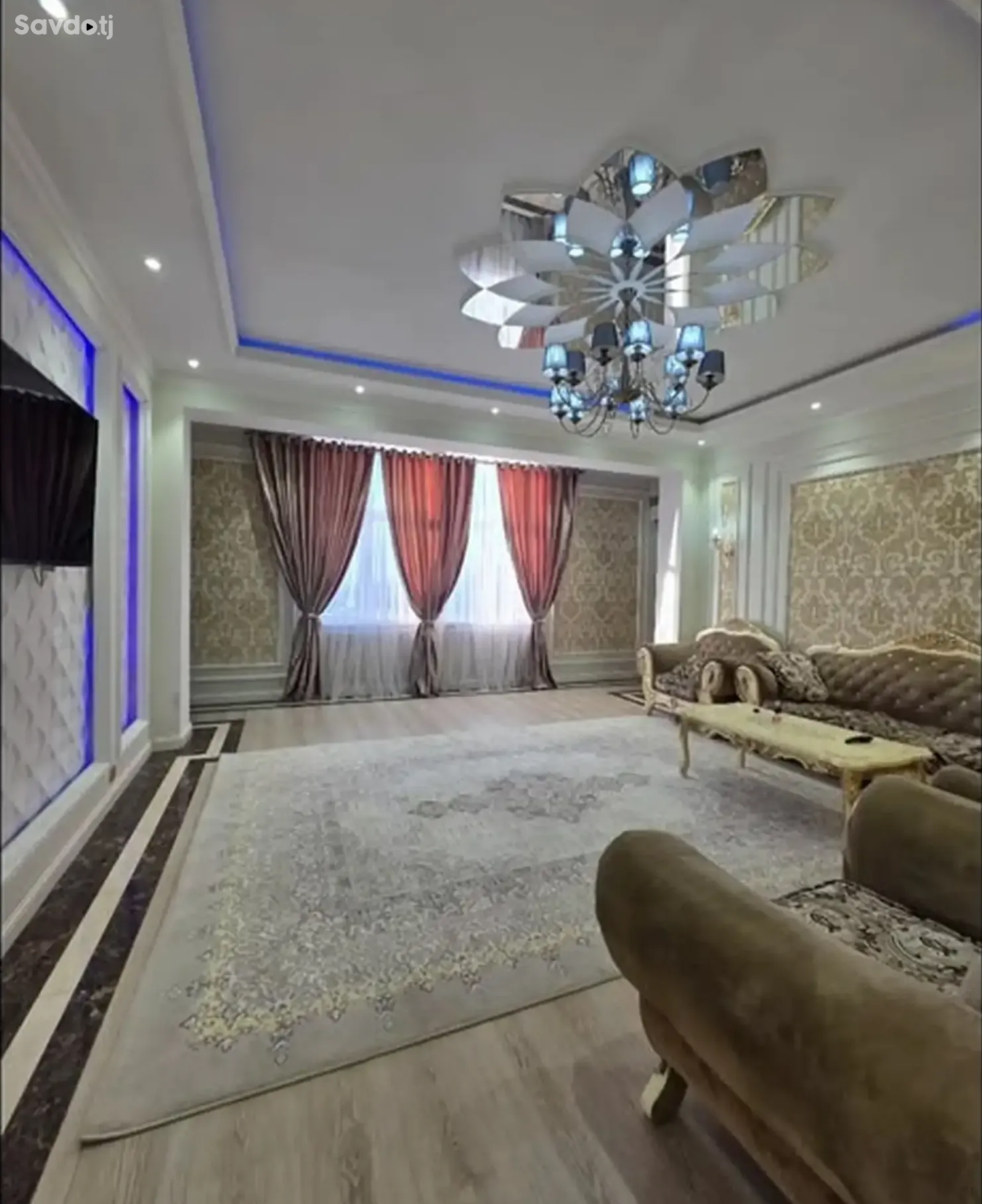 2-комн. квартира, 11 этаж, 108м², Сомони