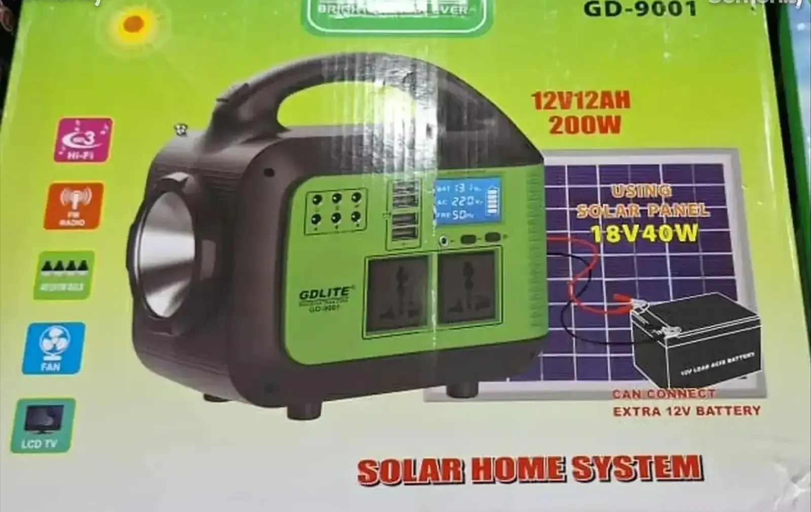 Портативная электростанция 82000 мАч 300 W