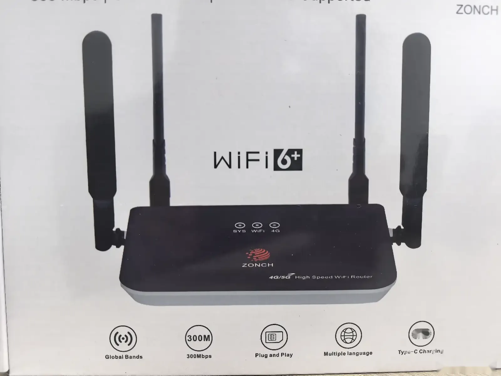 Wi-Fi роутер 4G 5G Zonch — фото 2