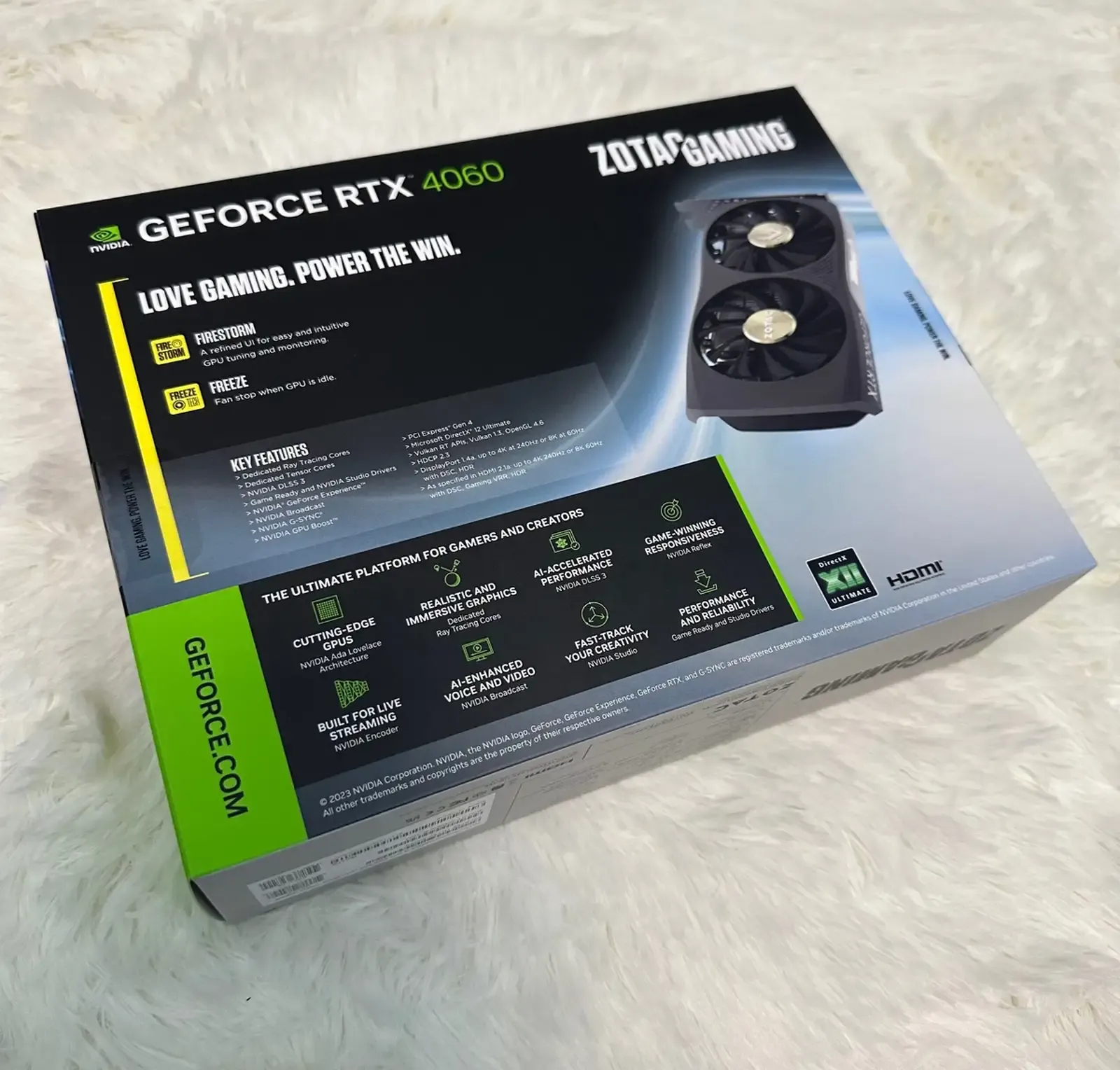 Видеокарта GeForce RTX 4060 8G Zotac
