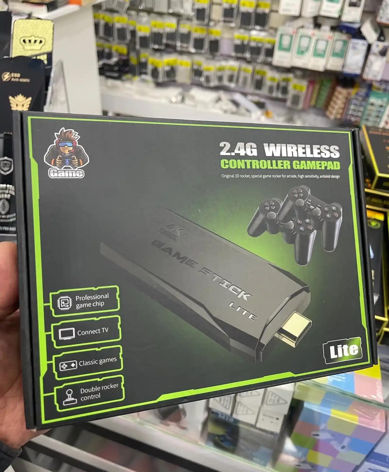 Игровая ретро приставка Game Stick Lite 4K, 20 000 игр