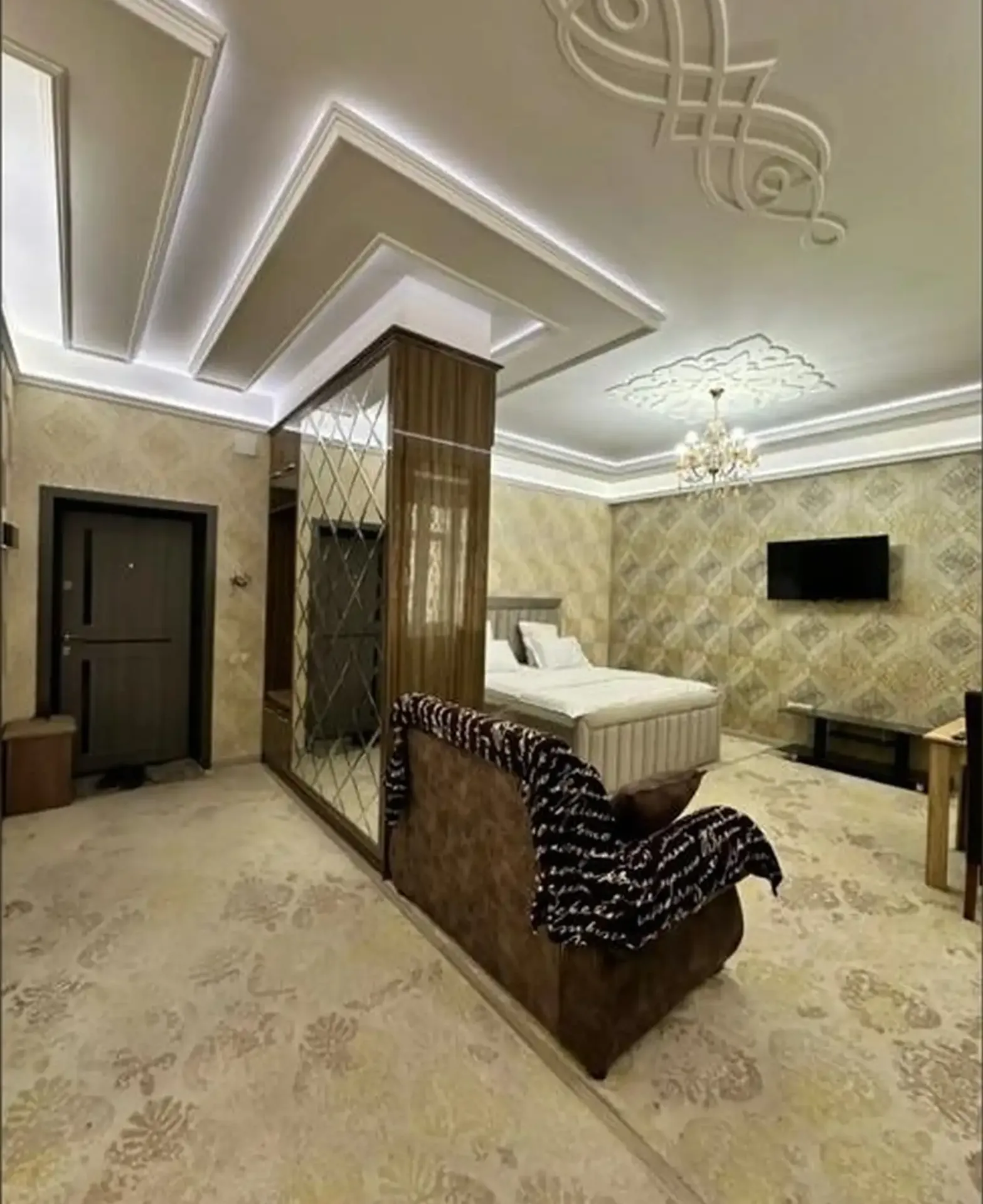 1-комн. квартира, 14 этаж, 45 м², Шохмансур