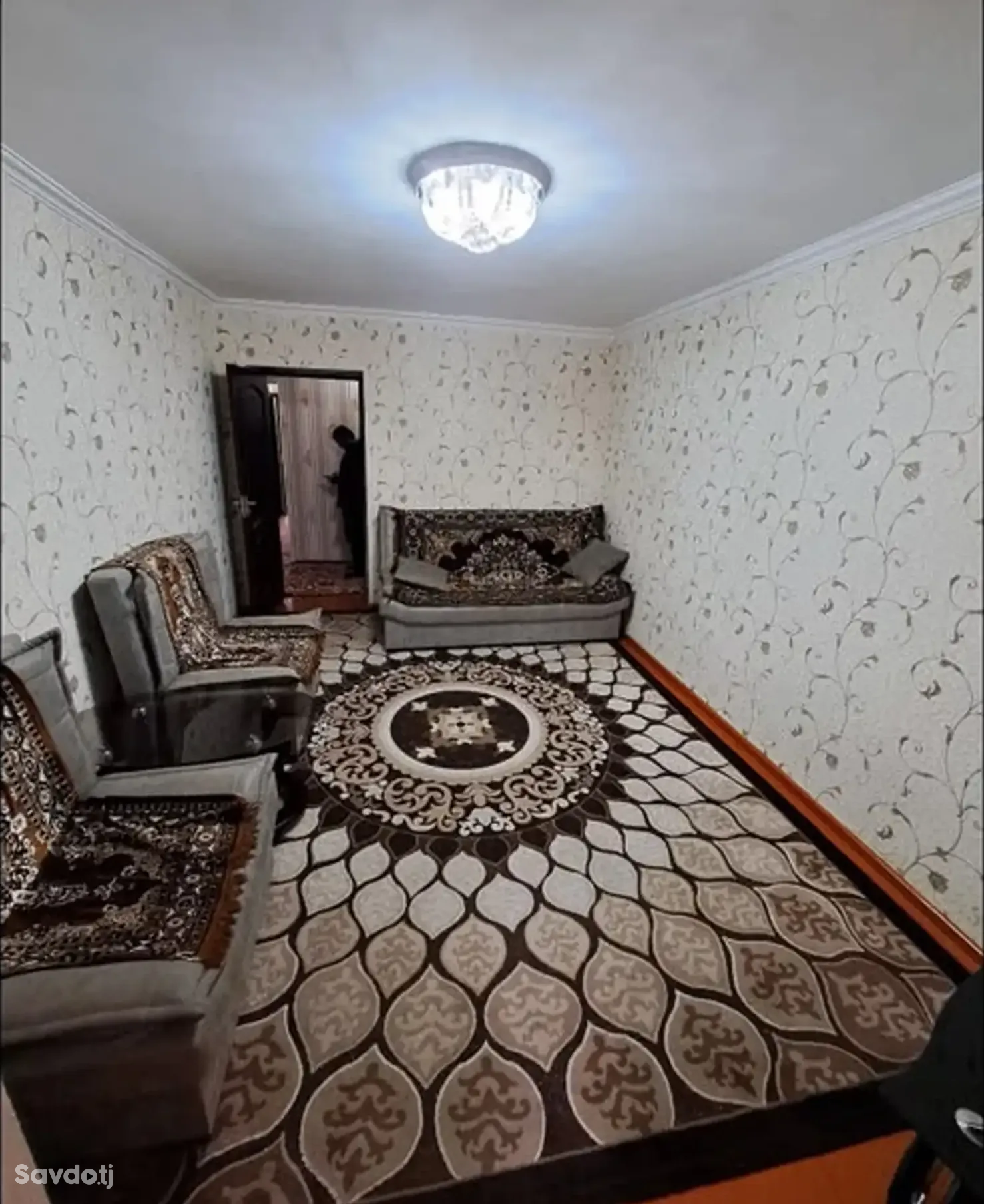 3-комн. квартира, 3 этаж, 56м², Сино