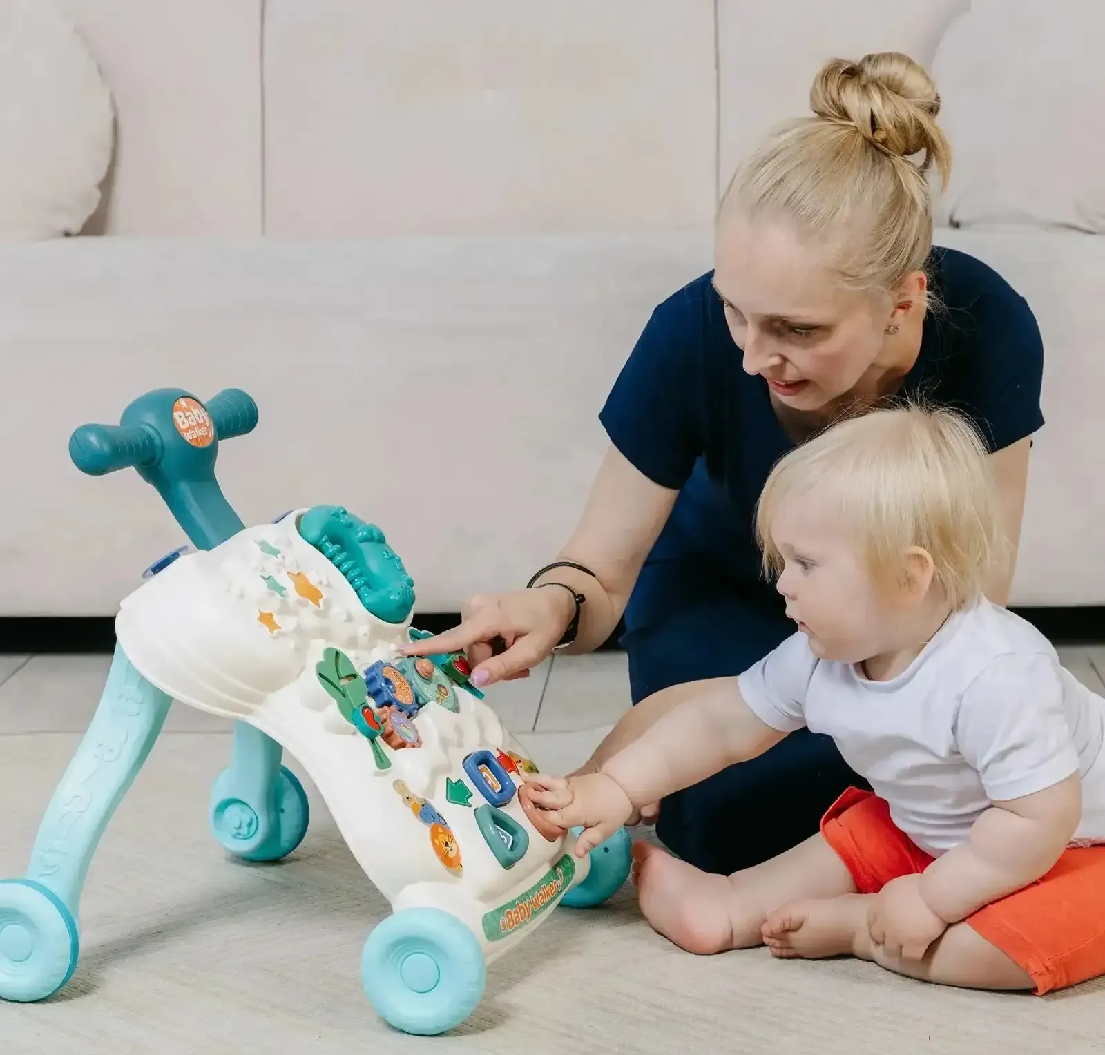 Ходунки-каталка BabyCare Spider