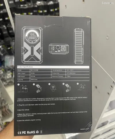 Пуско-зарядное устройство BLY-DFK 25000mAh пусковой 1200А