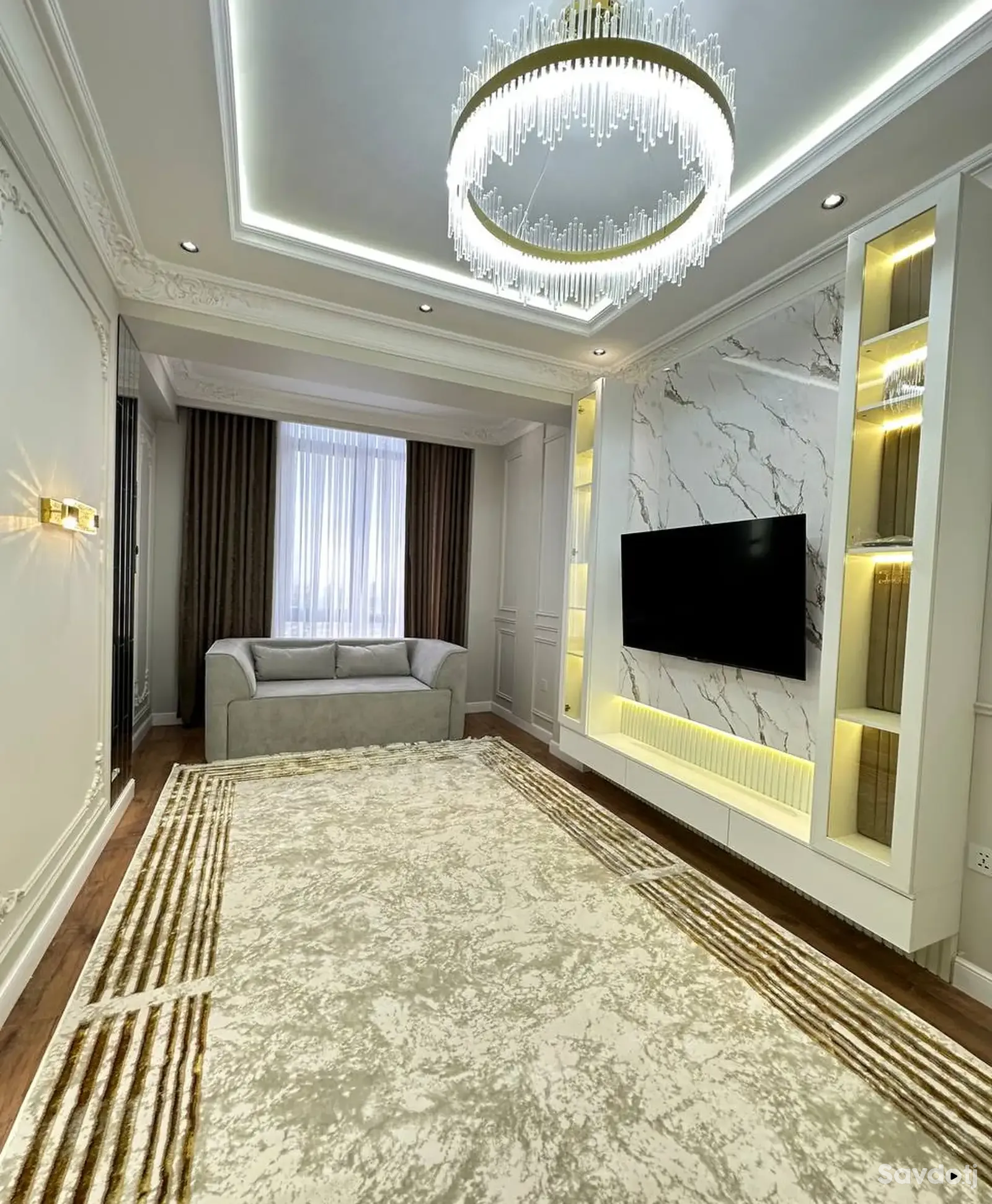 2-комн. квартира, 16 этаж, 83 м², Фирдавси сохили гимназияи 4