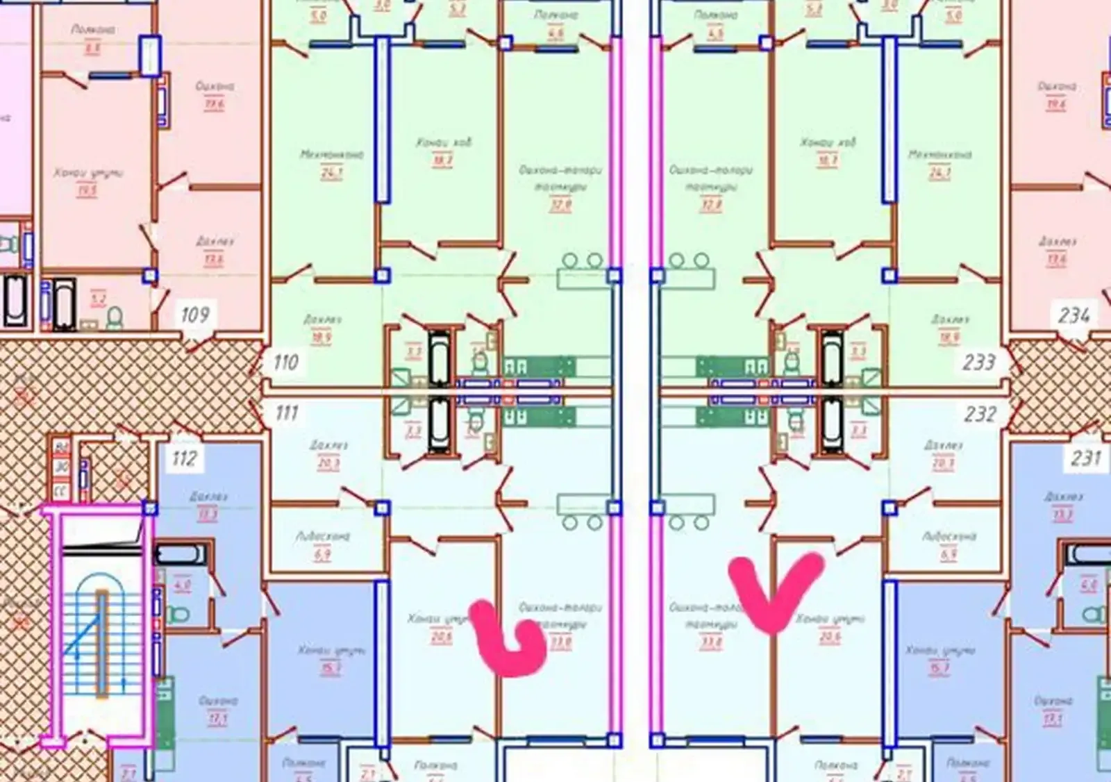 2-комн. квартира, 17 этаж, 95 м², Ашан, Авто мойка Малика