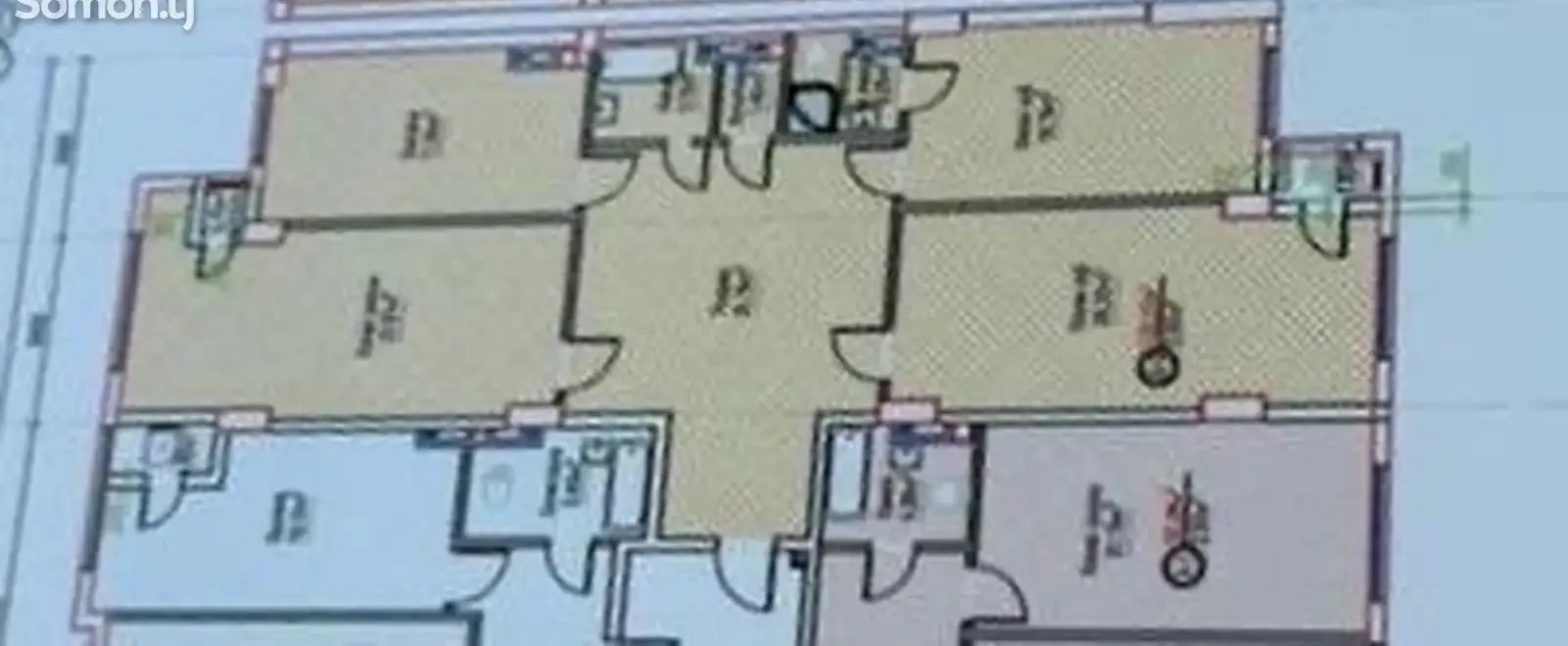 3-комн. квартира, 8 этаж, 133 м², Сино