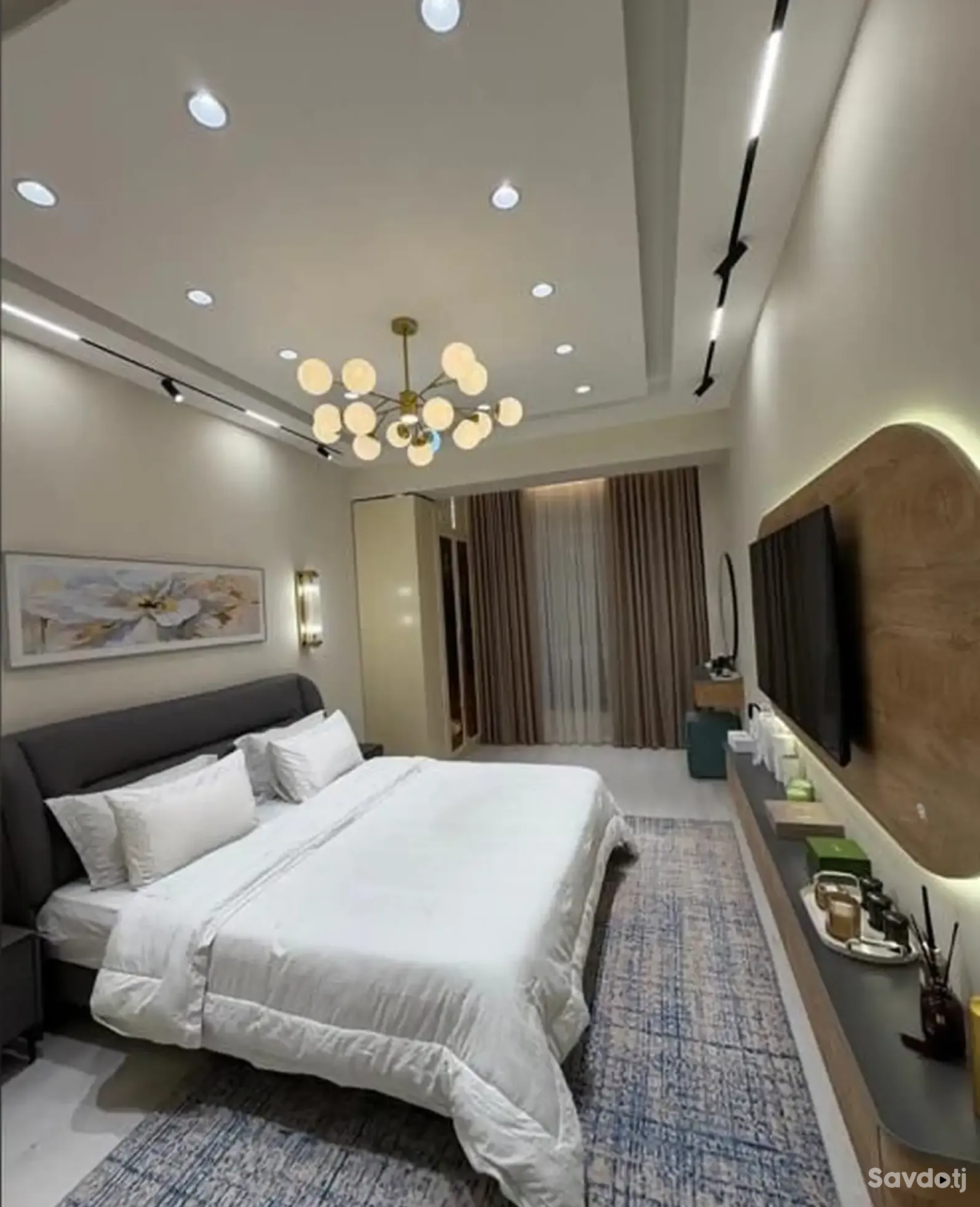 2-комн. квартира, 12 этаж, 100м², Шохмансур
