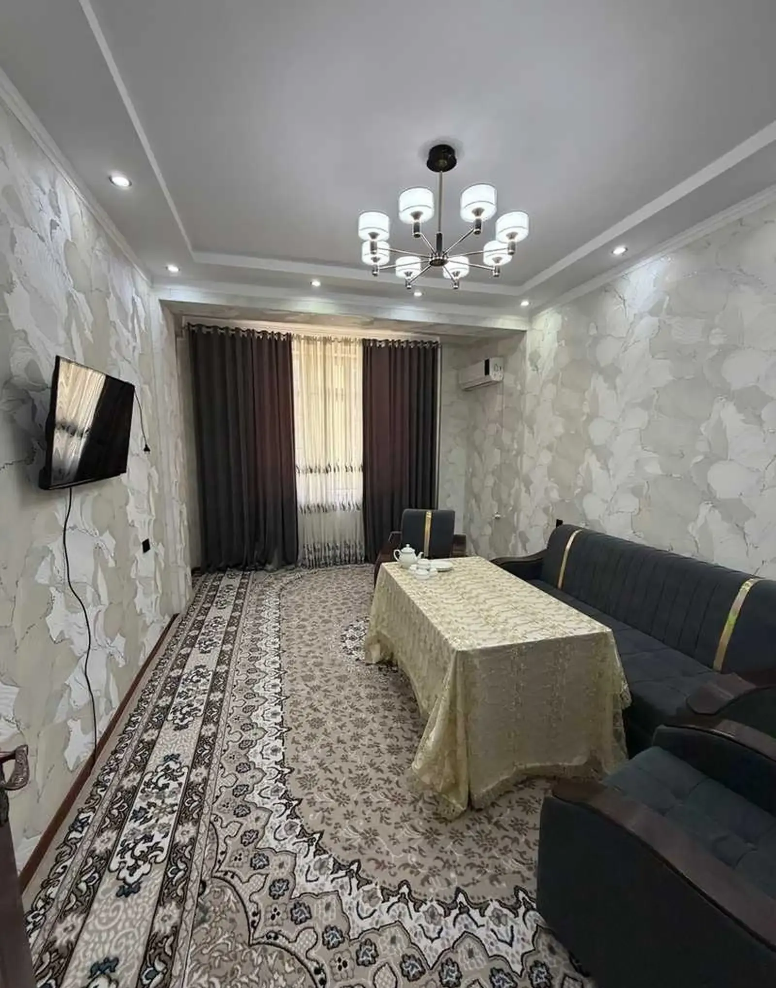 3-комн. квартира, 2 этаж, 98м², сомони