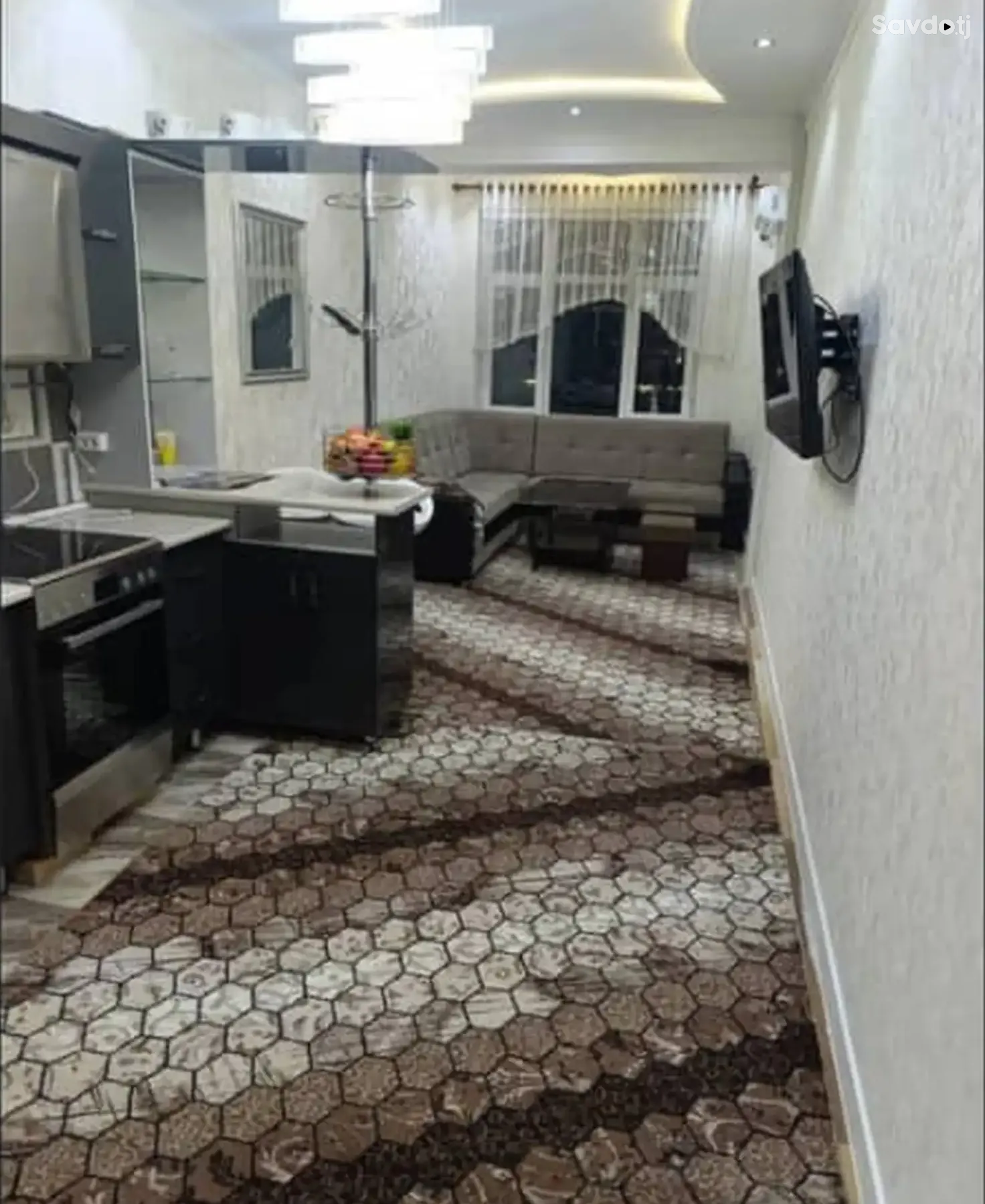 2-комн. квартира, 3 этаж, 100м², Сомони