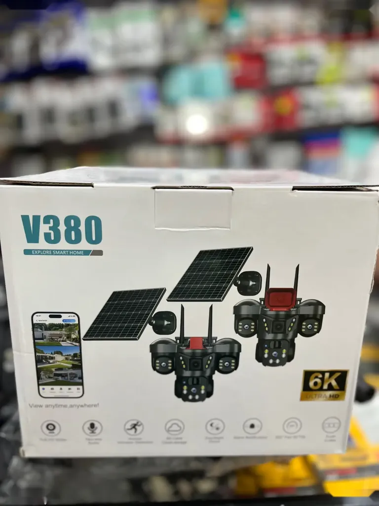 Камера 4G с солнечной панелью 6K Ultra HD