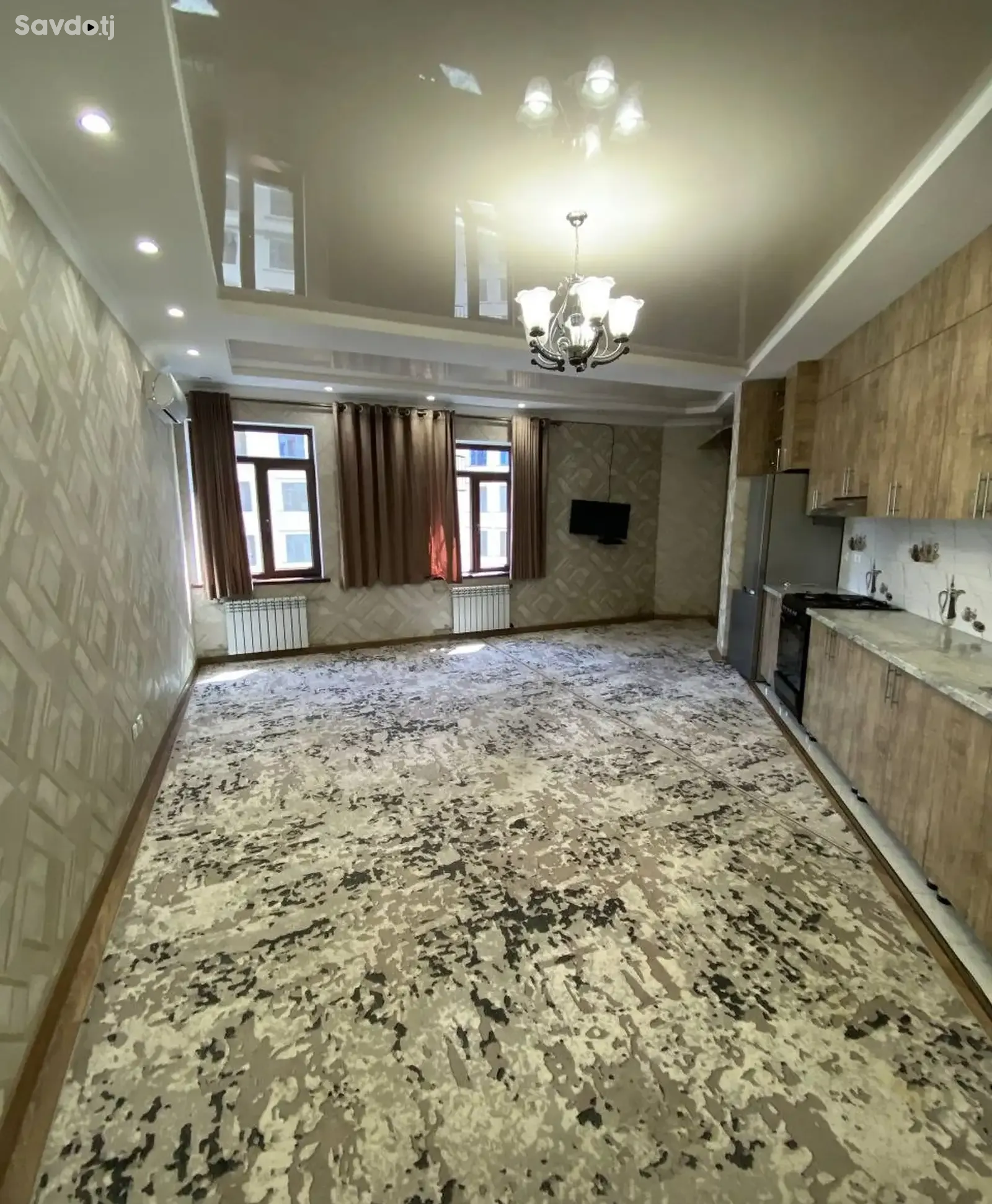 3-комн. квартира, 9 этаж, 121 м², Исмоили Сомони