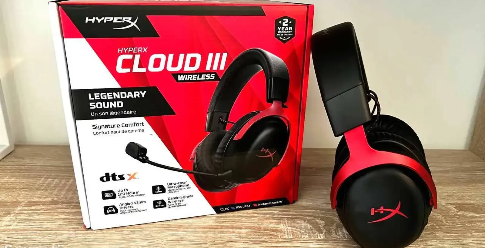 Проводная игровая гарнитура ПК PS5 Xbox Series HyperX Cloud III