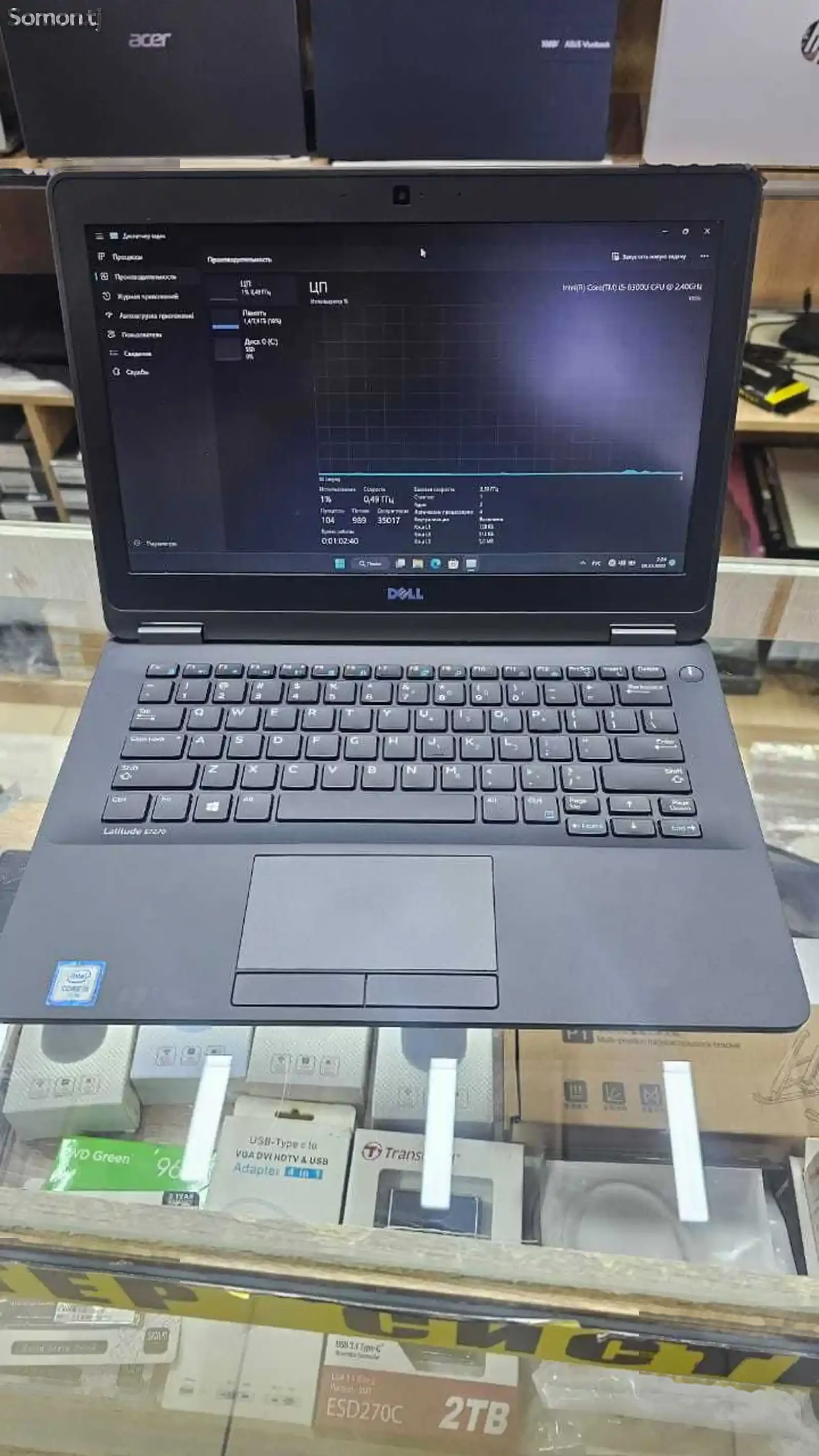 Dell Ноутбук Latitude E7270, 512