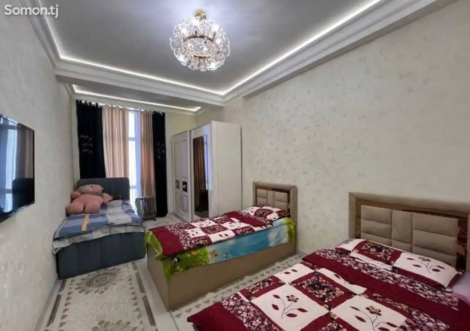 3-комн. квартира, 10 этаж, 92 м², Шохмансур