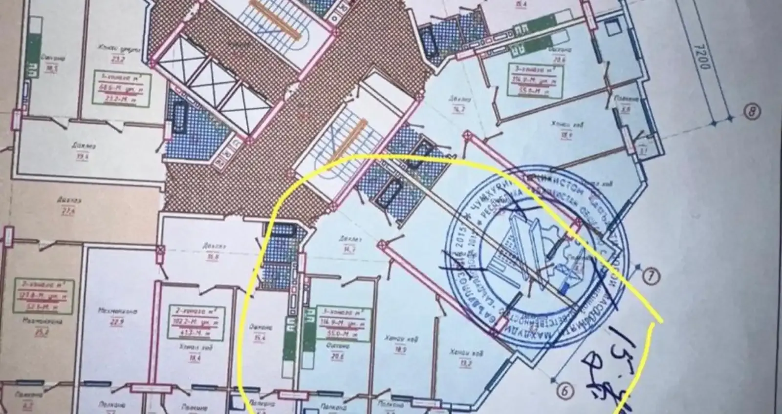 3-комн. квартира, 15 этаж, 115 м², «Сулаймоновы» — Северный