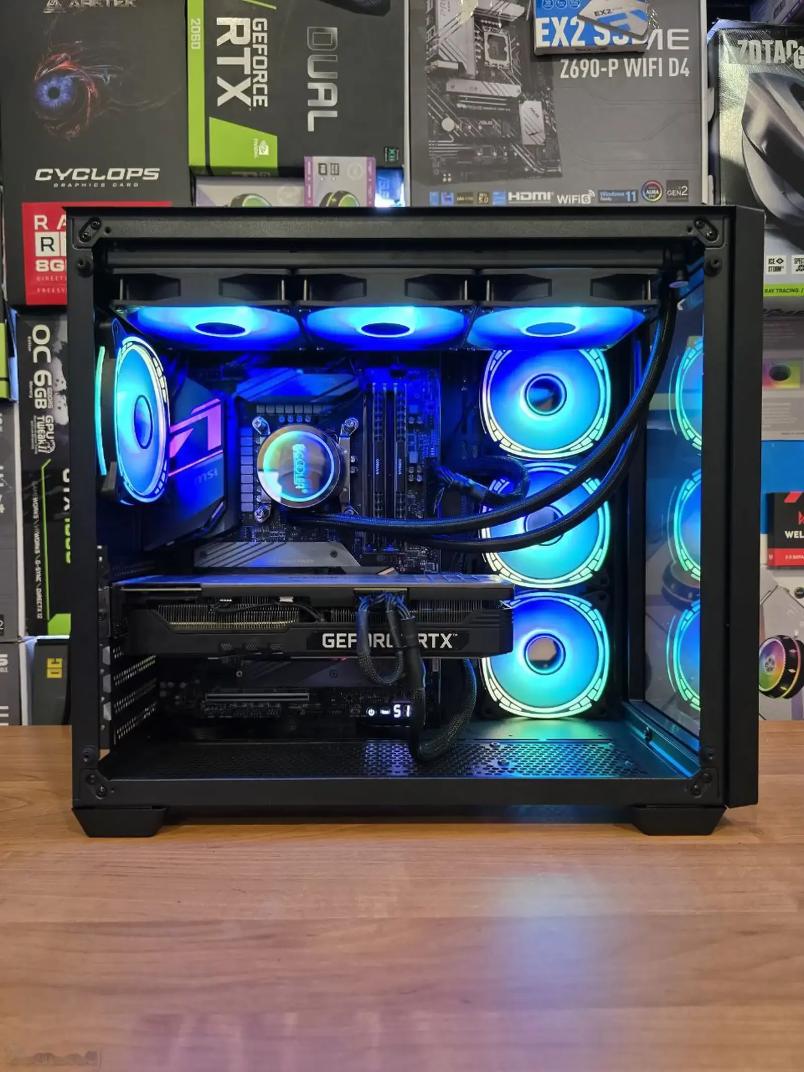 Системный блок core i5 14400f/RTX 5070 12GB/NVME 1TB/Wi-fi