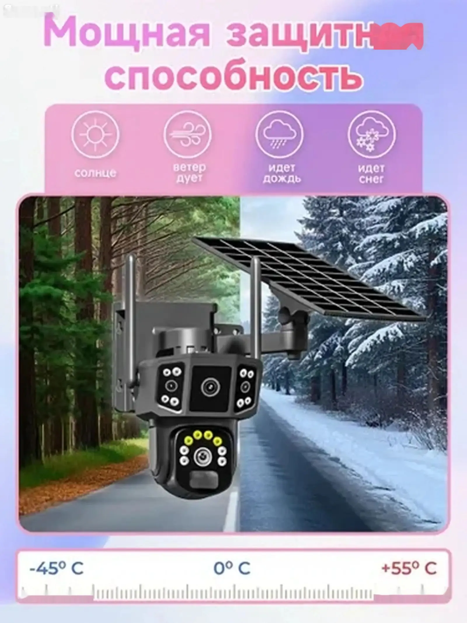 Камера видеонаблюдения уличная 4G